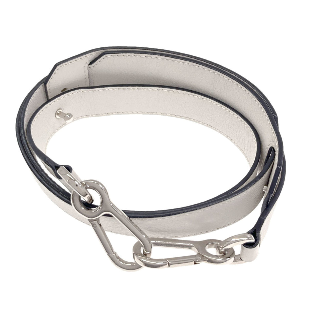 Loewe Puzzle White Leather Handbag (Pre-Owned)