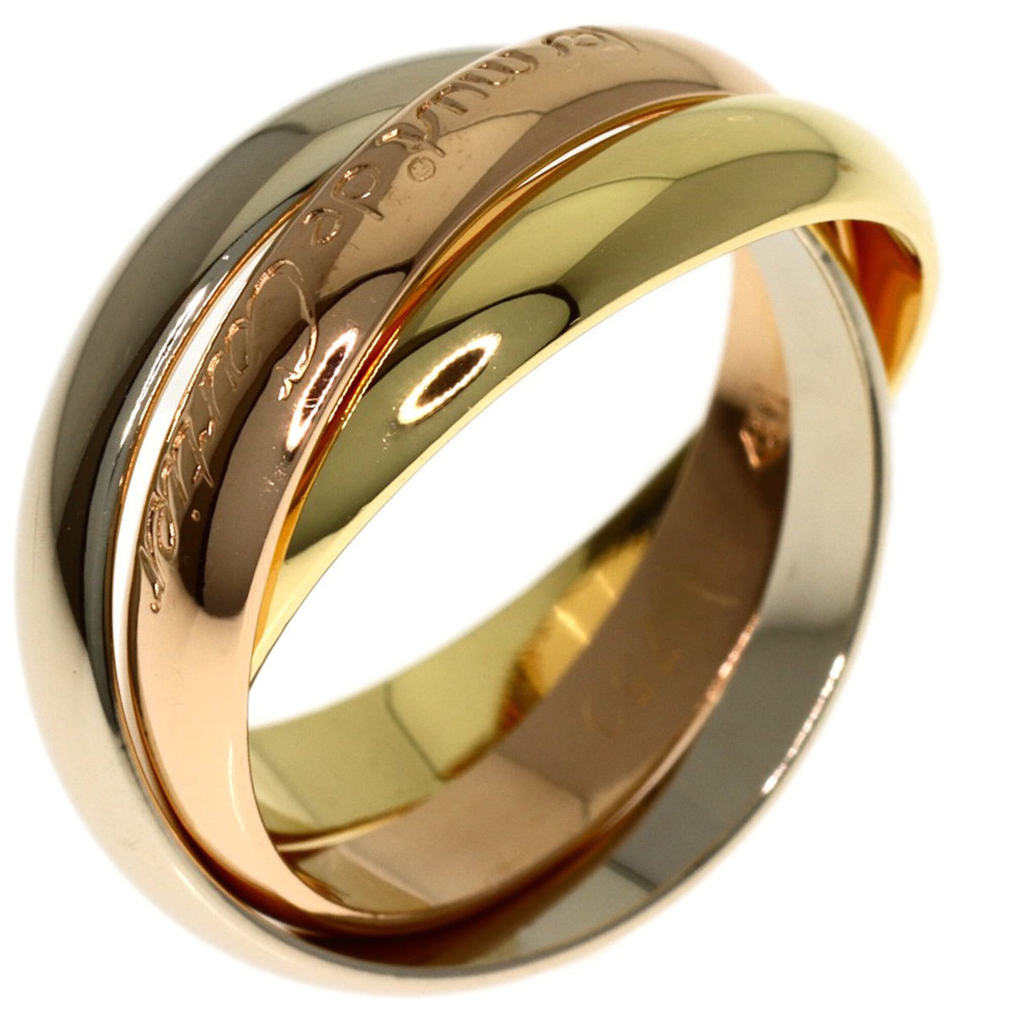 Cartier Yellow Gold (18K) Pink Gold (18K) White Gold (18K) Band Ring (Pre-Owned)