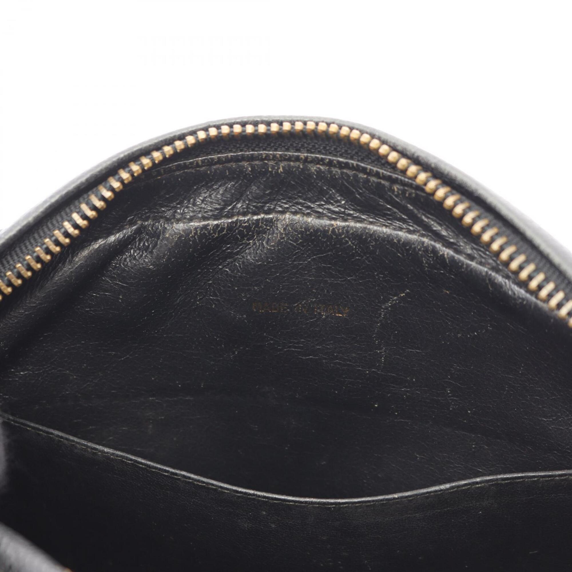 Chanel Matelasse Black Grained Calfskin Handbag Shoulder Bag (Pre-Owned)