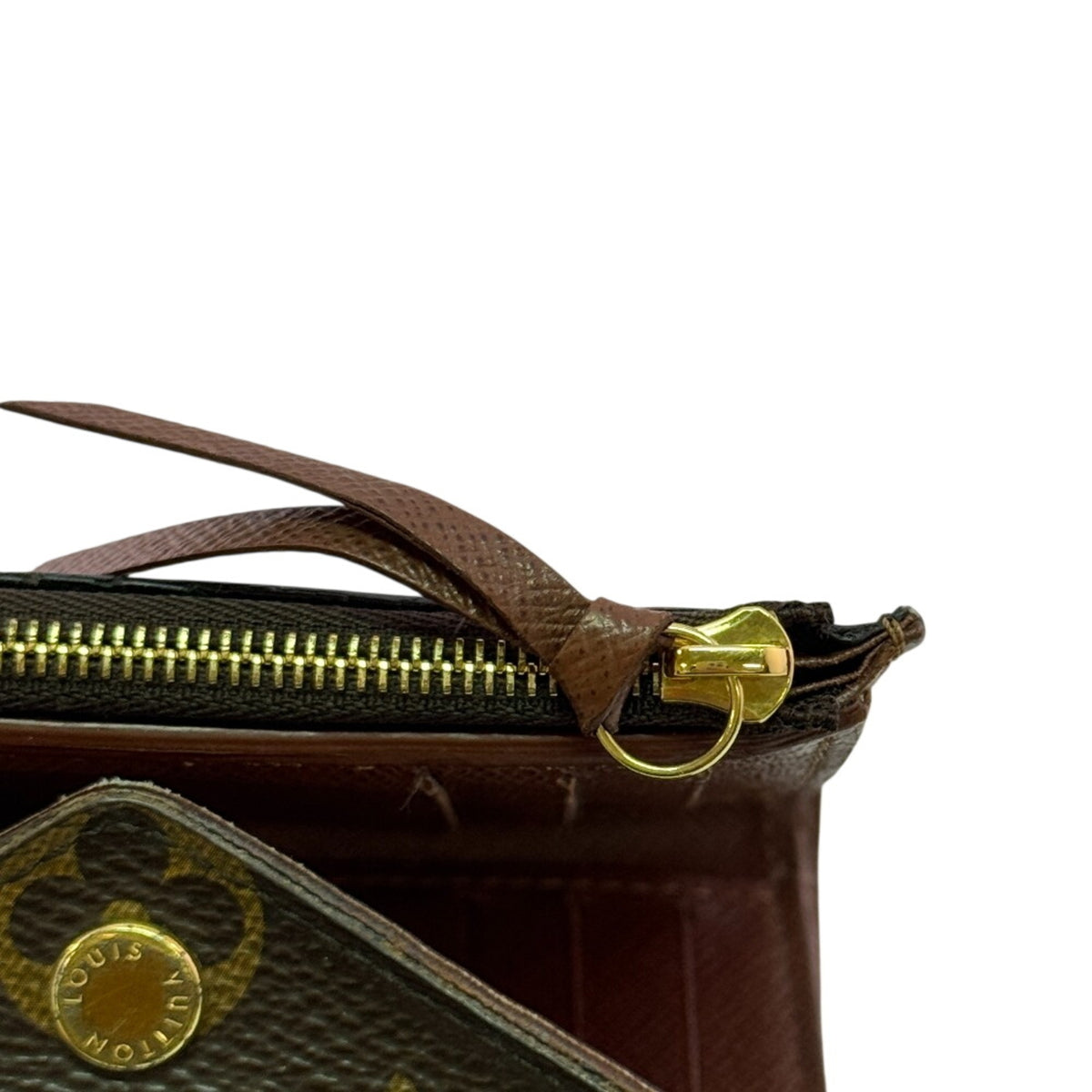 Louis Vuitton Monogram Brown Monogram Wallet (Tri-Fold) (Pre-Owned)