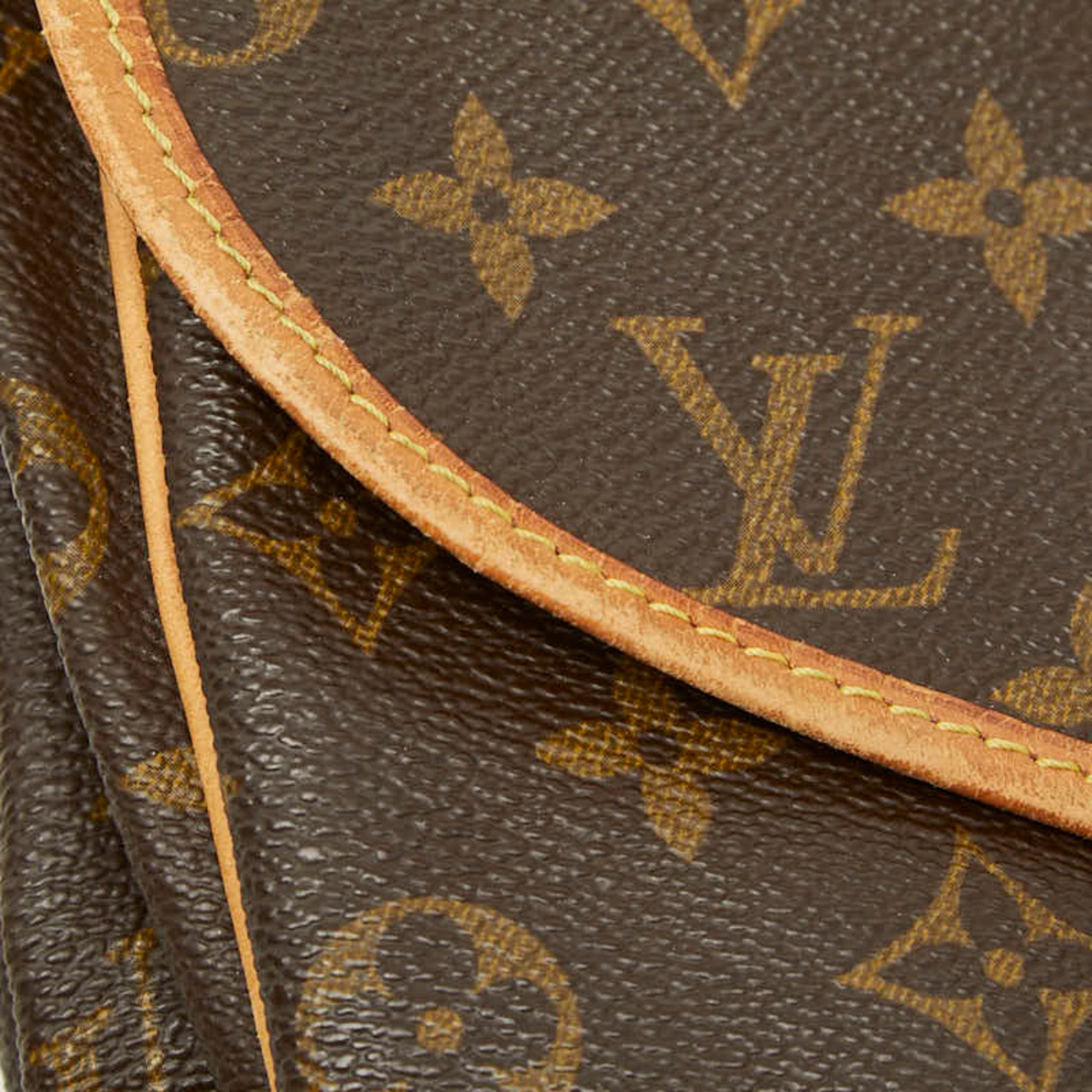 Louis Vuitton Brown Pvc Leather Shoulder Bag (Pre-Owned)