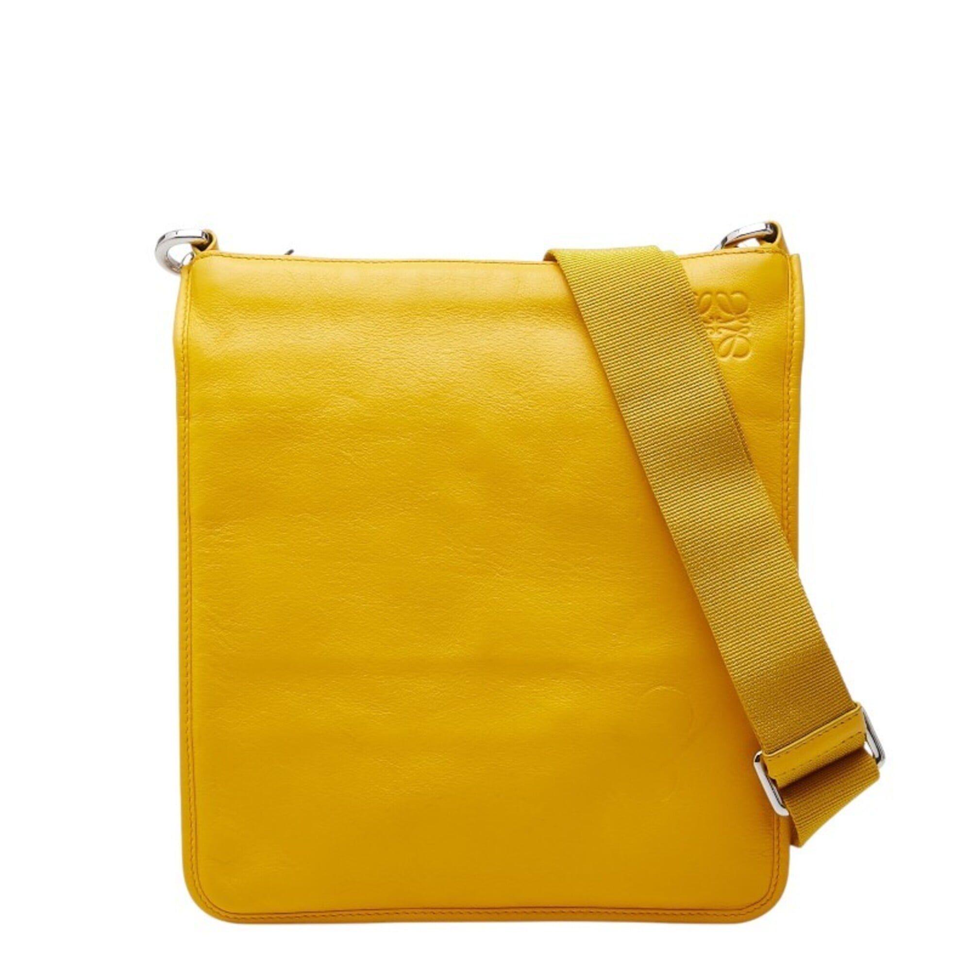 Loewe Yellow Leather Shoulder Bag (Pre-Owned)