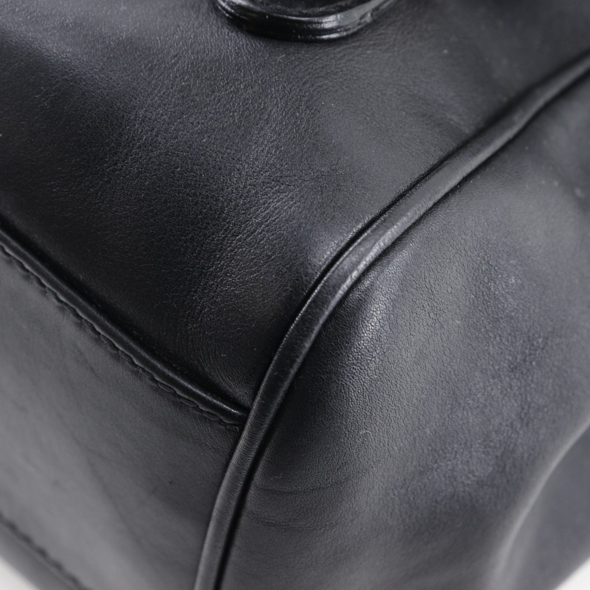Gucci Black Leather Backpack (Pre-Owned)