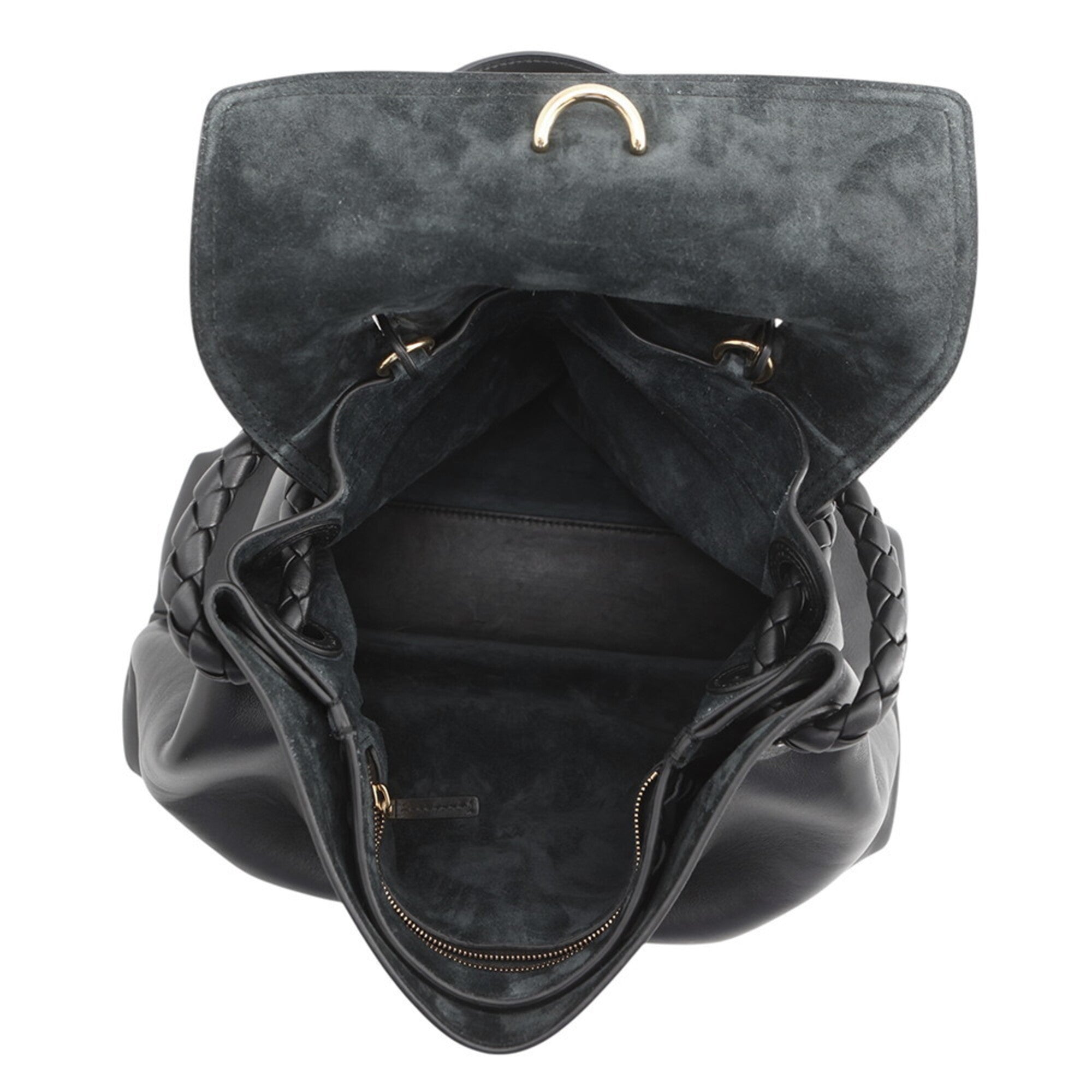 Bottega Veneta Black Leather Handbag (Pre-Owned)