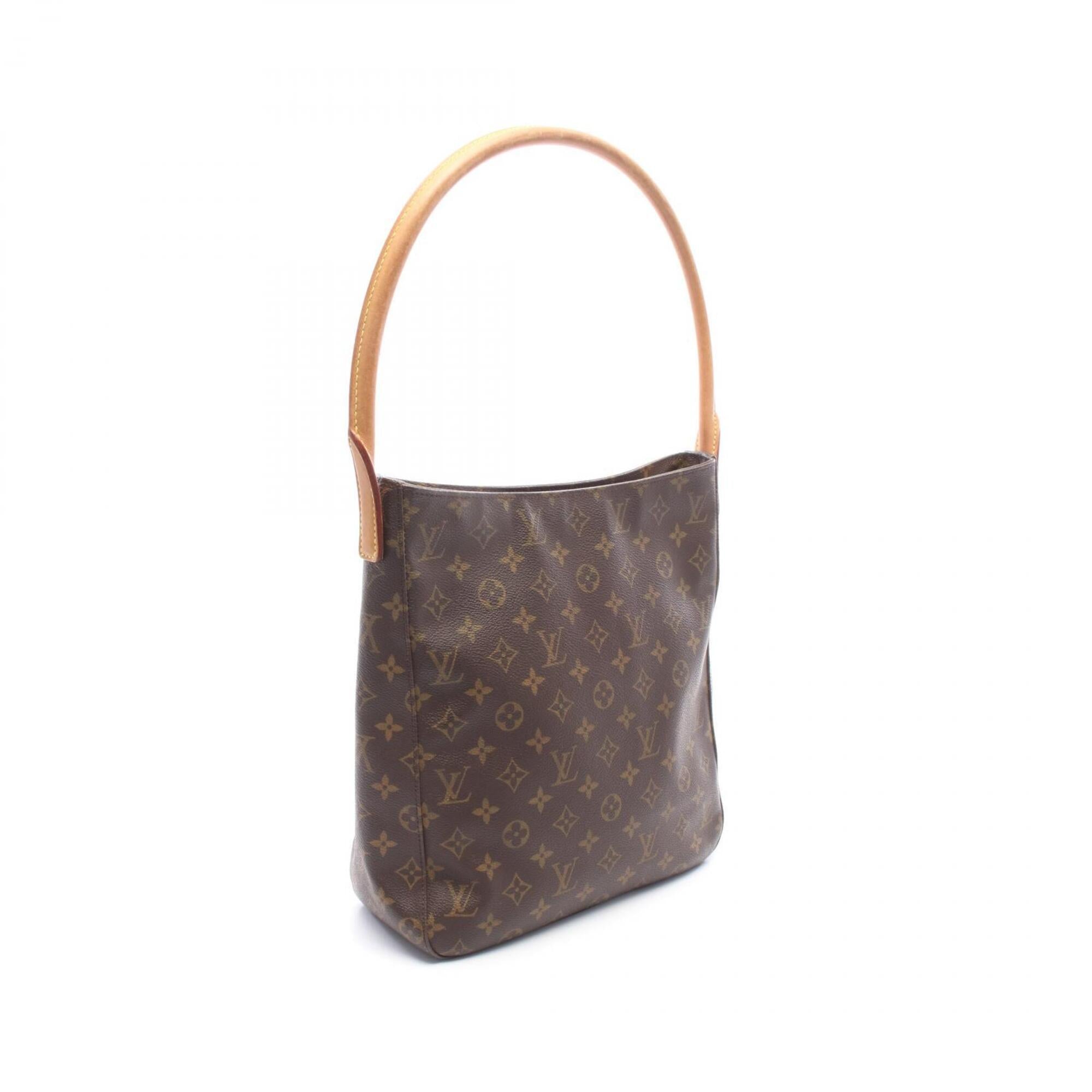 Louis Vuitton Brown Pvc Leather Handbag Shoulder Bag (Pre-Owned)