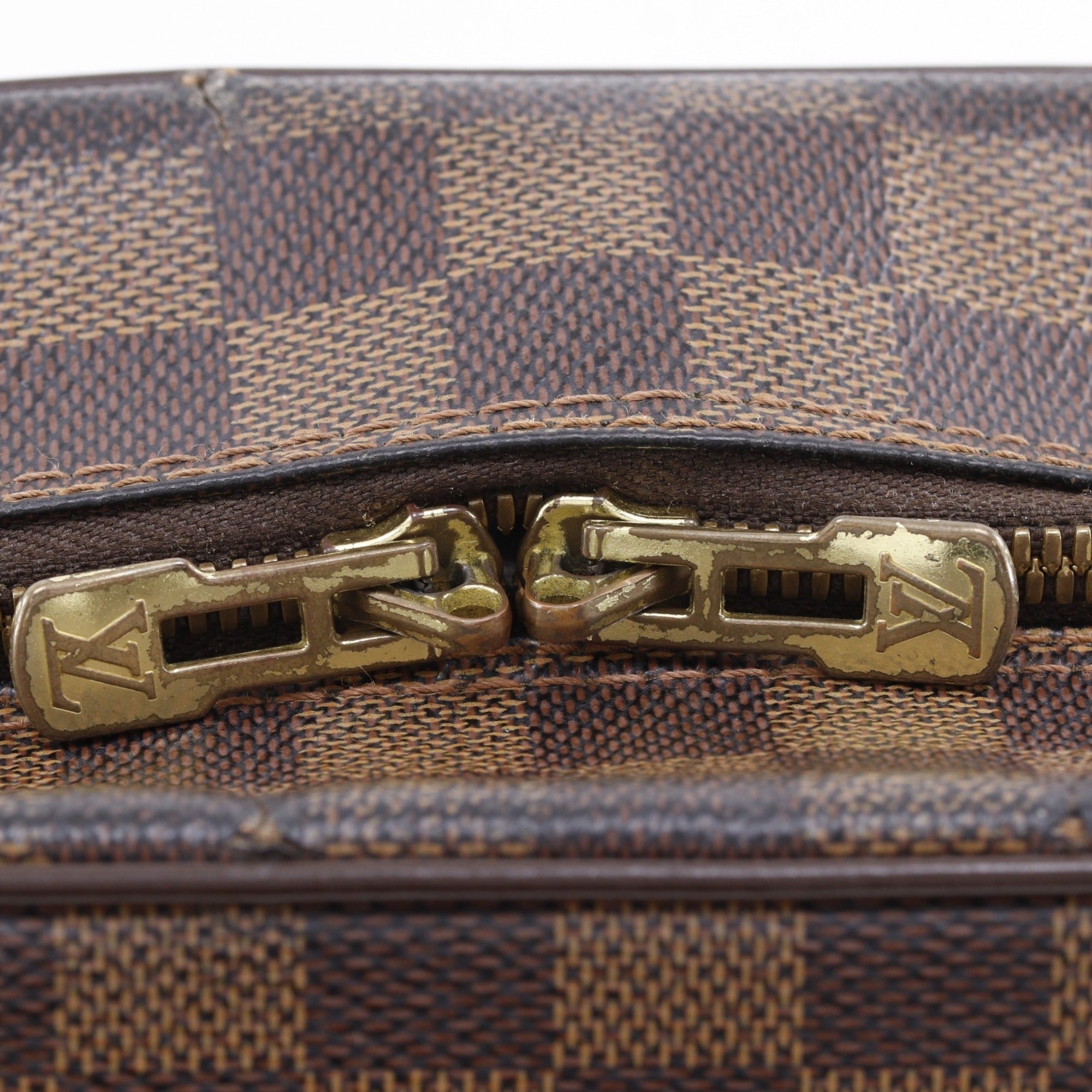 Louis Vuitton Brown Damier Canvas Shoulder Bag (Pre-Owned)