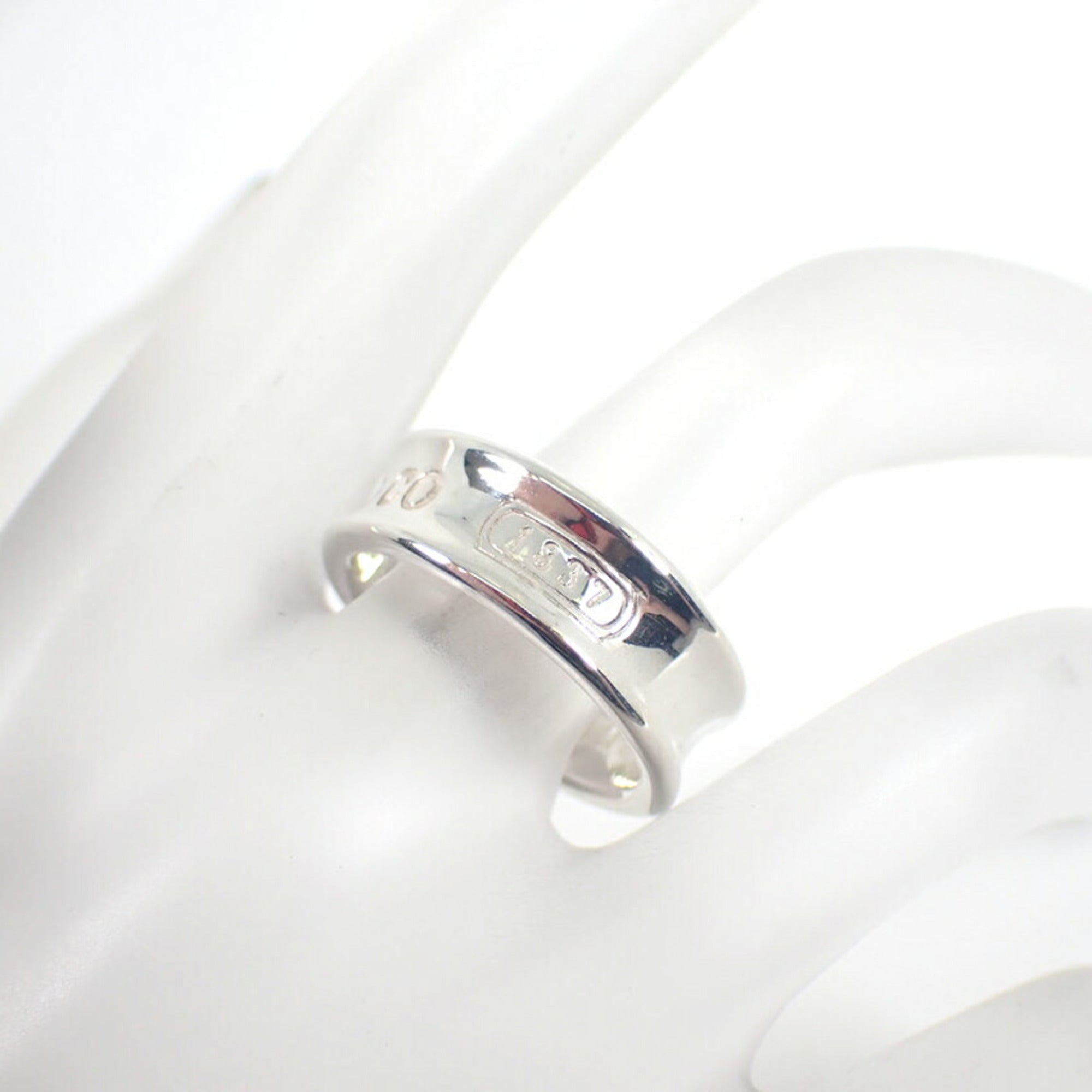 Tiffany Sterling Silver 925 Band Ring (Pre-Owned)