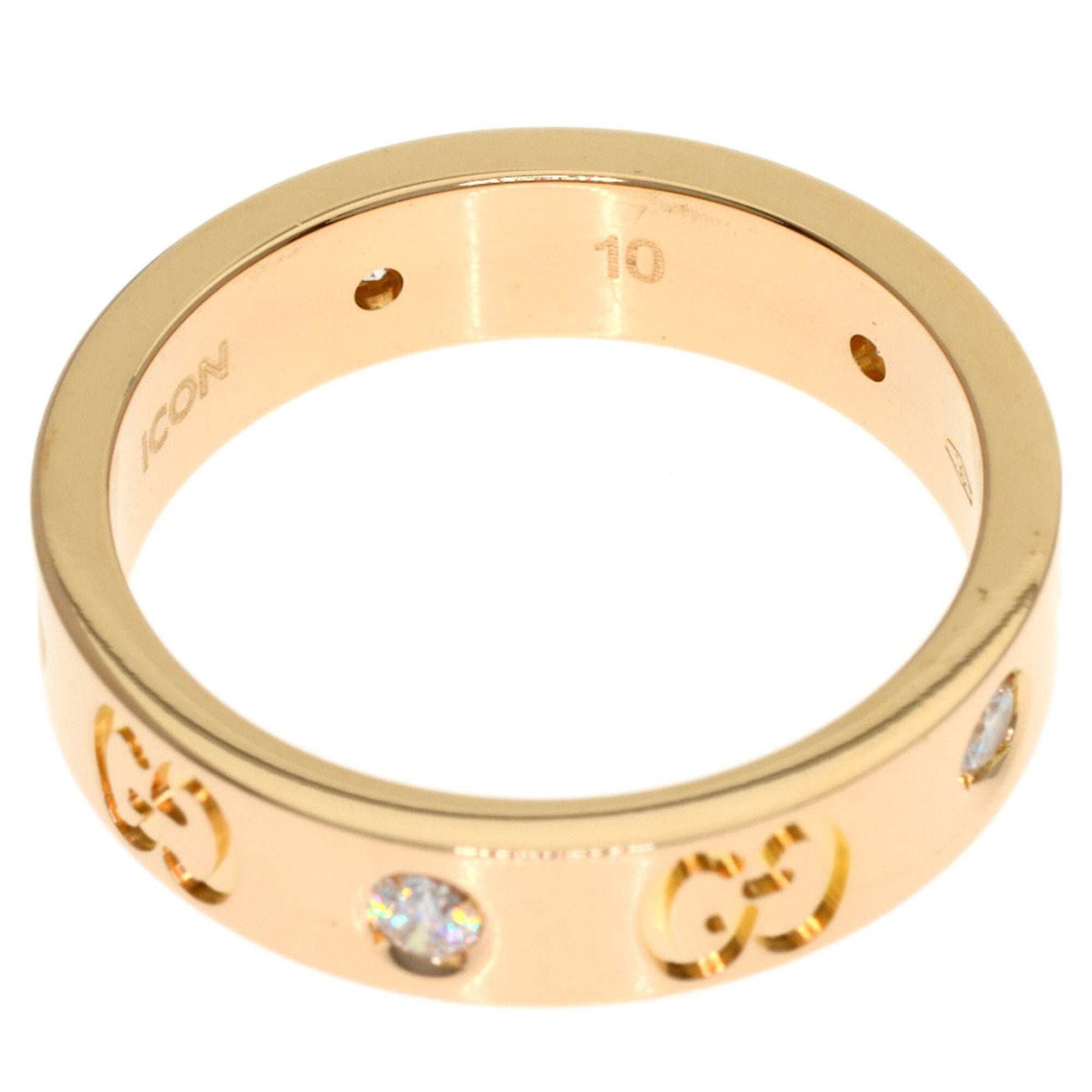 Gucci Pink Gold (18K) Band Ring (Pre-Owned)
