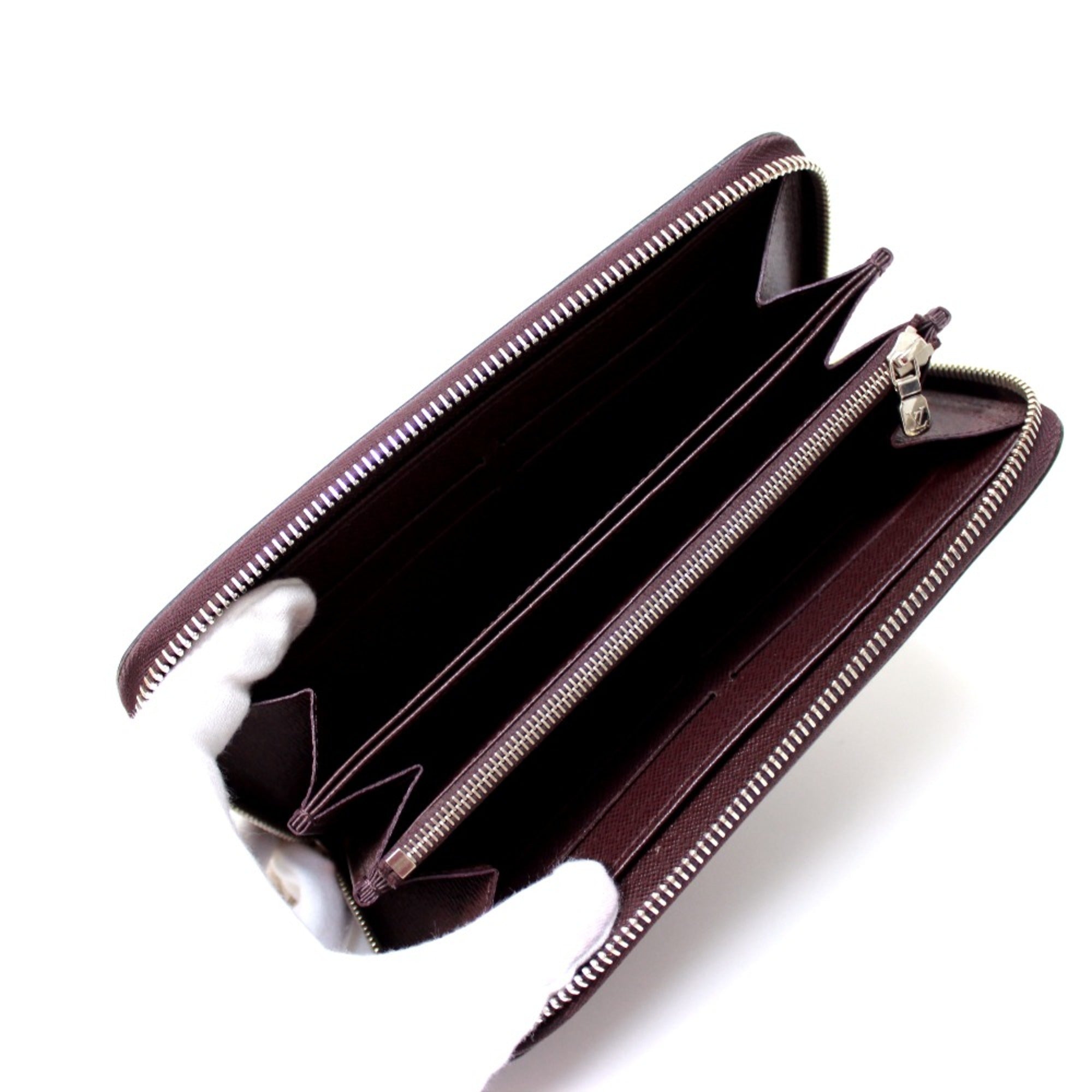 Louis Vuitton Purple Leather Long Wallet (Bi-Fold) (Pre-Owned)