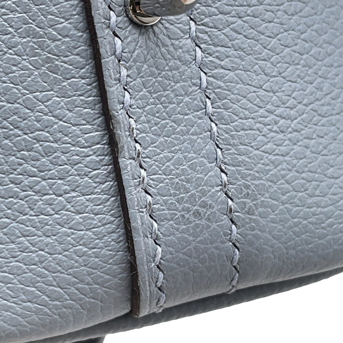 Hermes Blue Lin Handbag (Pre-Owned)