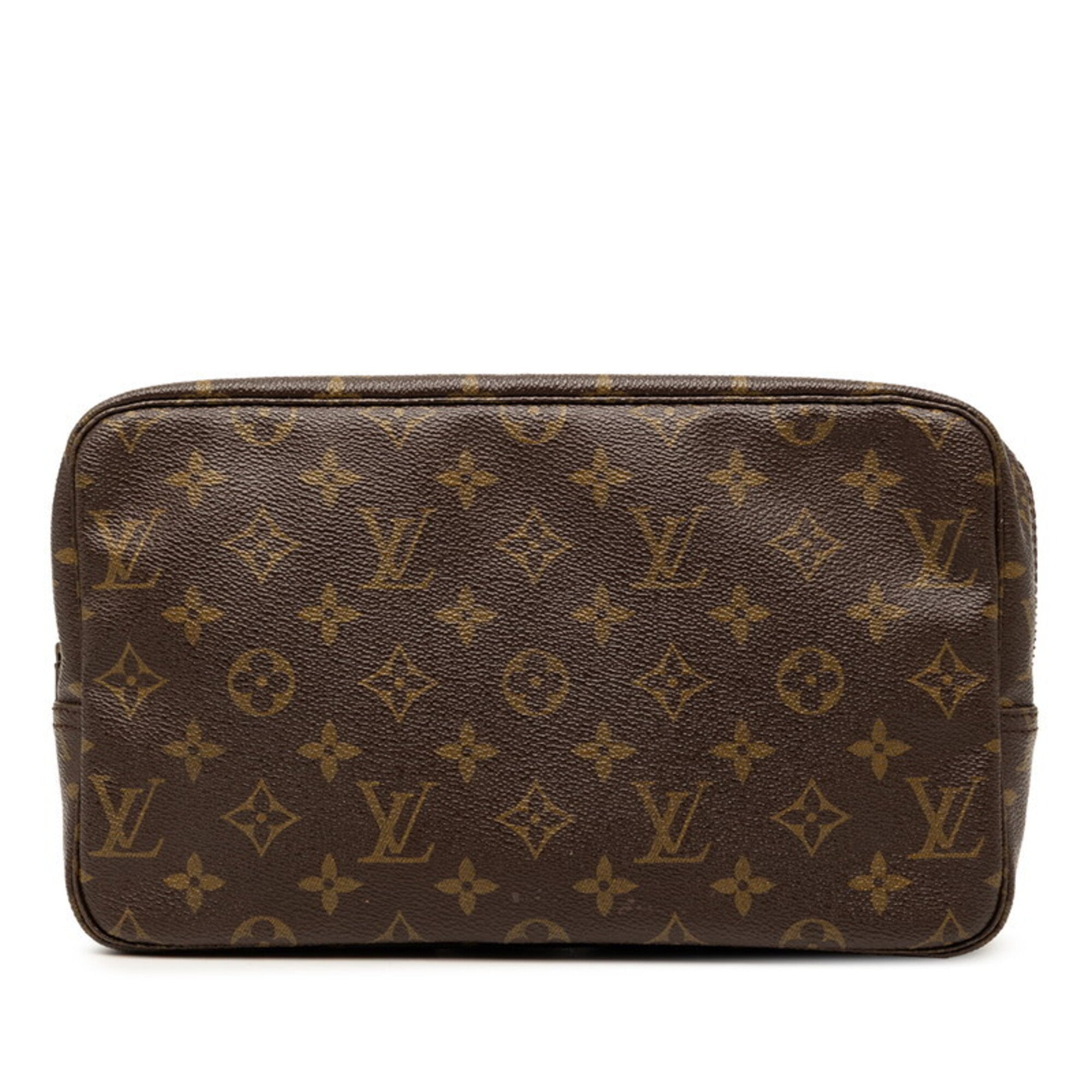 Louis Vuitton Brown Pvc Clutch Bag (Pre-Owned)