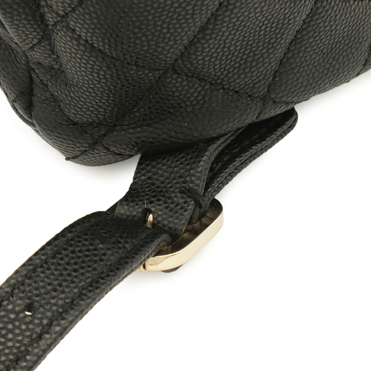Chanel Black Grained Calfskin Backpack (Pre-Owned)