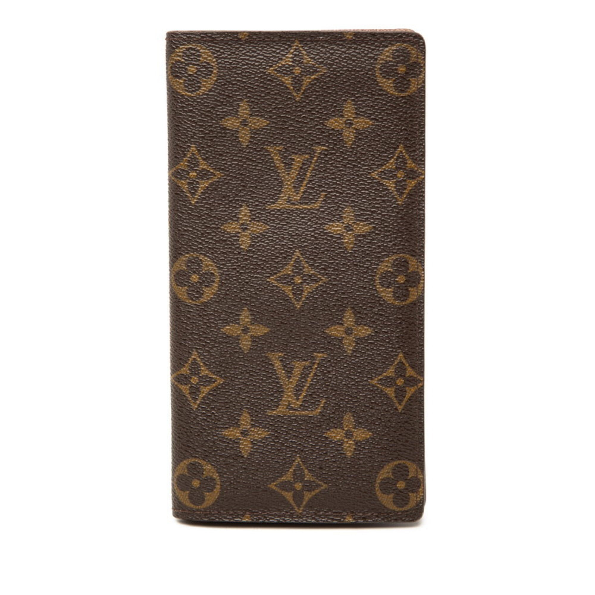 Louis Vuitton Brown Monogram Monogram Long Wallet (Bi-Fold) (Pre-Owned)