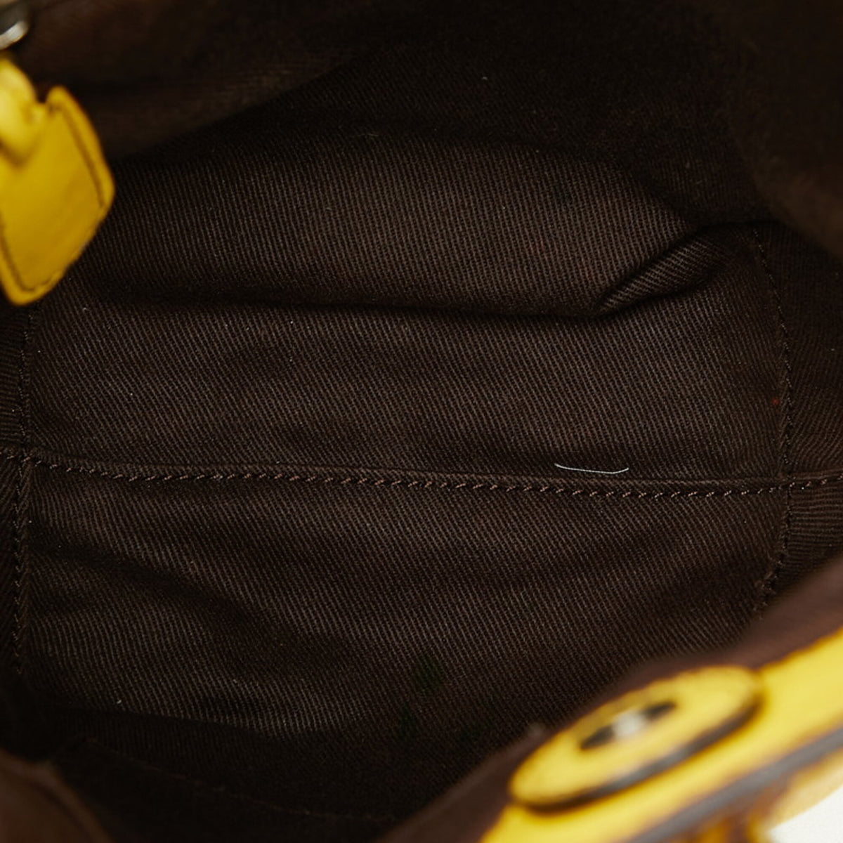 Loewe Yellow Leather Handbag Shoulder Bag (Pre-Owned)