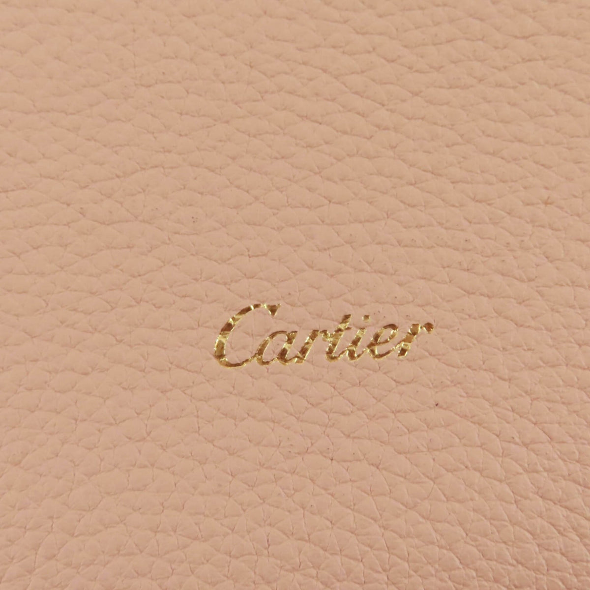 Cartier Pink Leather Shoulder Bag (Pre-Owned)