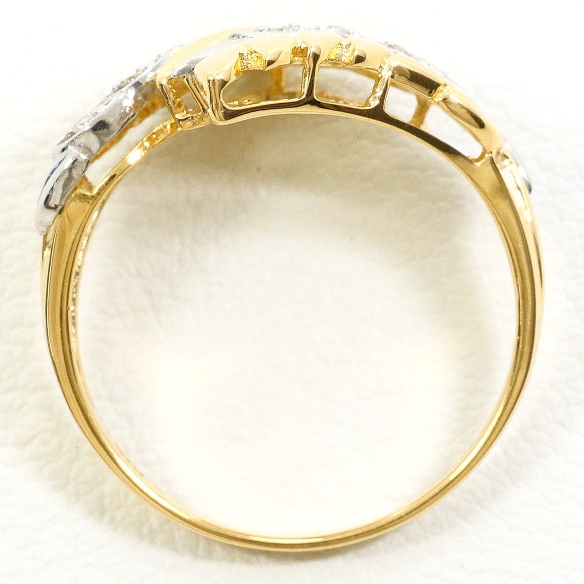 Unbranded Platinum Yellow Gold Yellow Gold (18K) Platinum Band Ring (Pre-Owned)