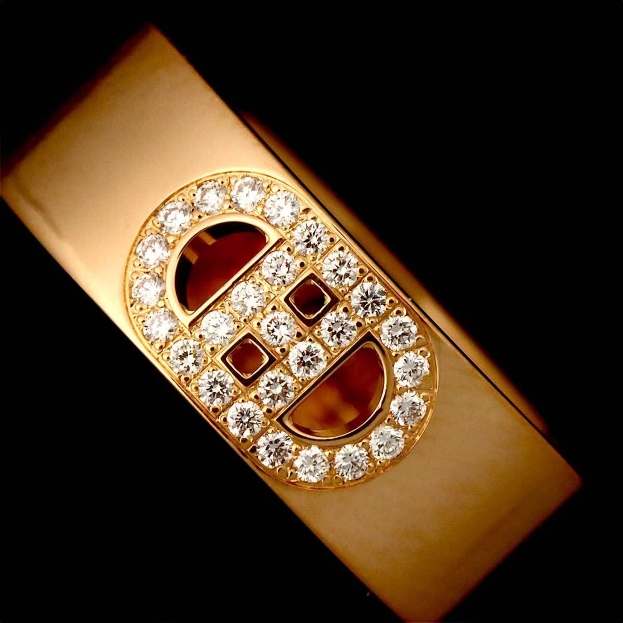 Hermes Pink Gold (18K) Band Ring (Pre-Owned)