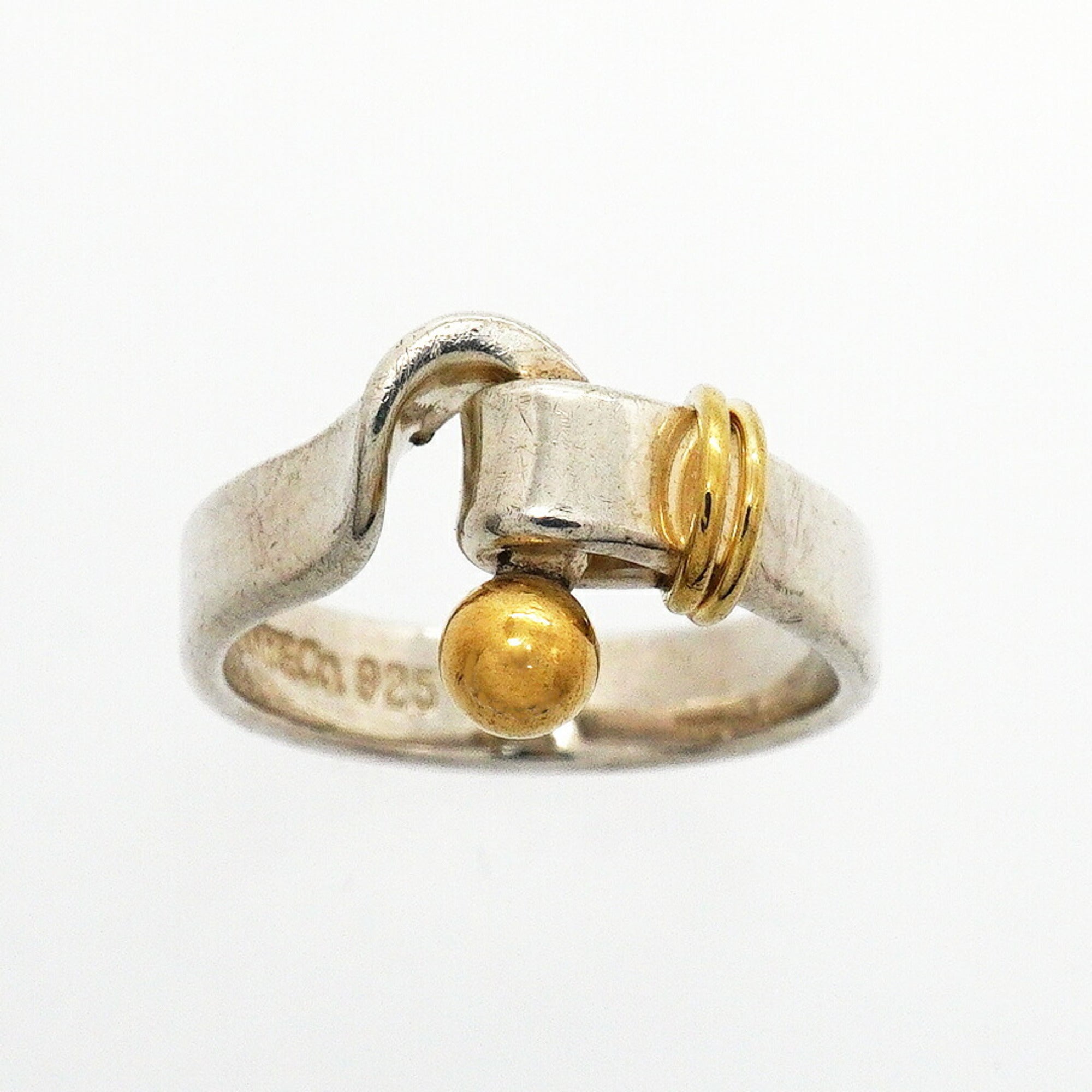 Tiffany Yellow Gold (18K) Silver 925 Band Ring (Pre-Owned)
