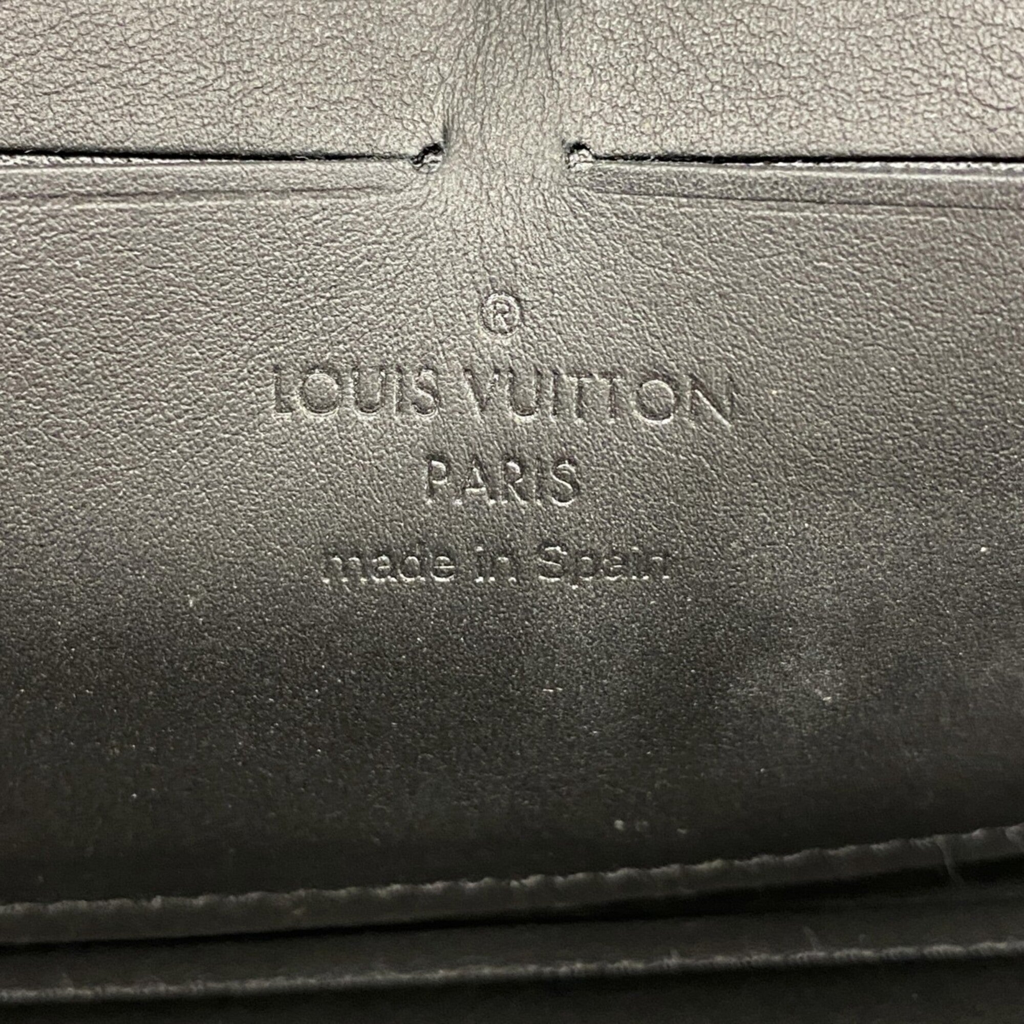 Louis Vuitton Black Long Wallet (Bi-Fold) (Pre-Owned)