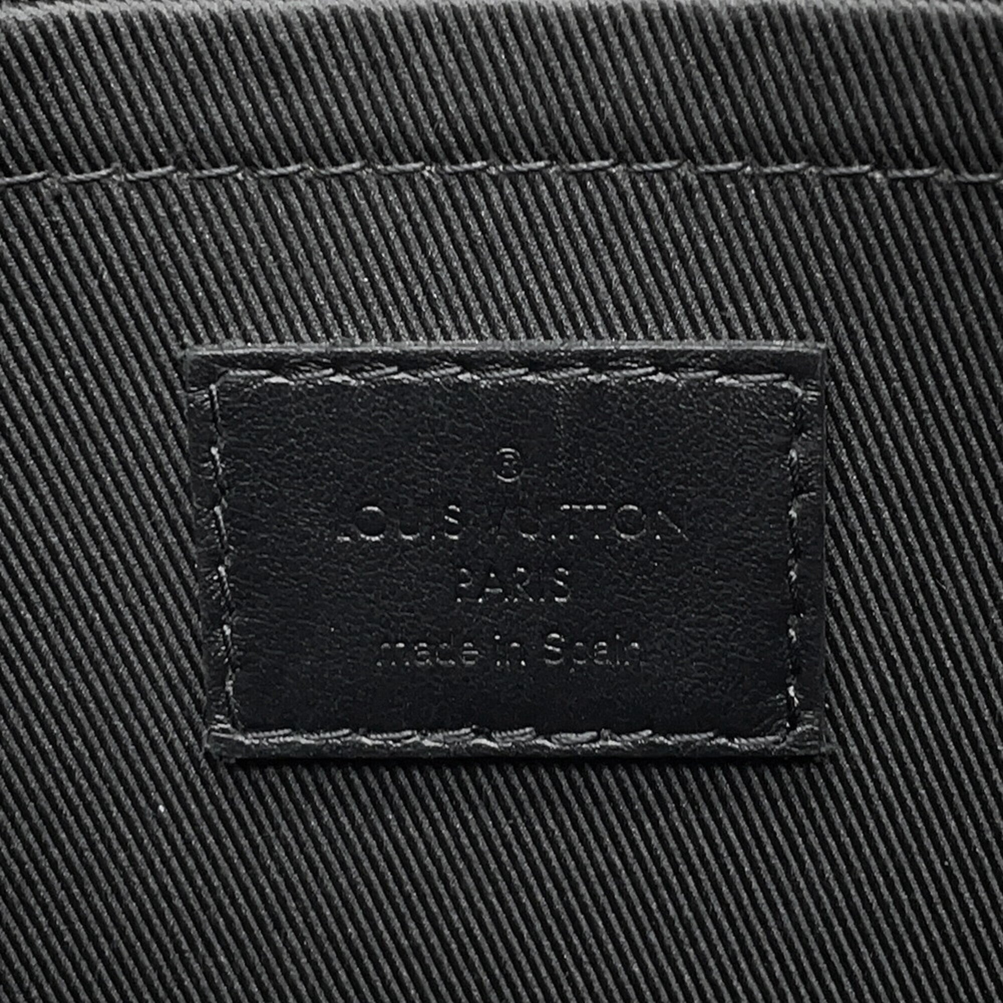 Louis Vuitton Black Monogram Eclipse Noir Monogram Eclipse Clutch Bag Handbag Pochette (Pre-Owned)