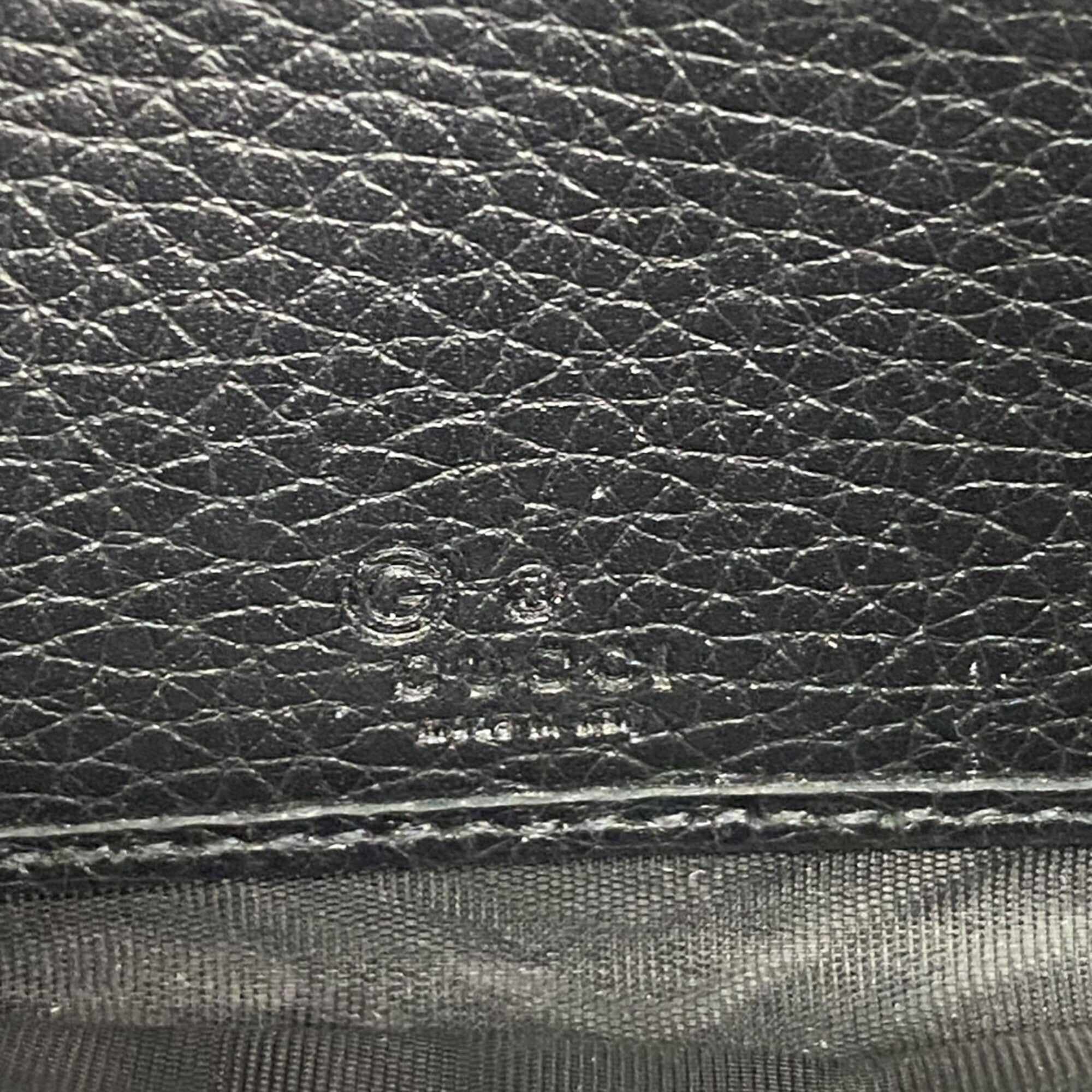 Gucci Black Leather Coin Purse/Coin Case (Pre-Owned)