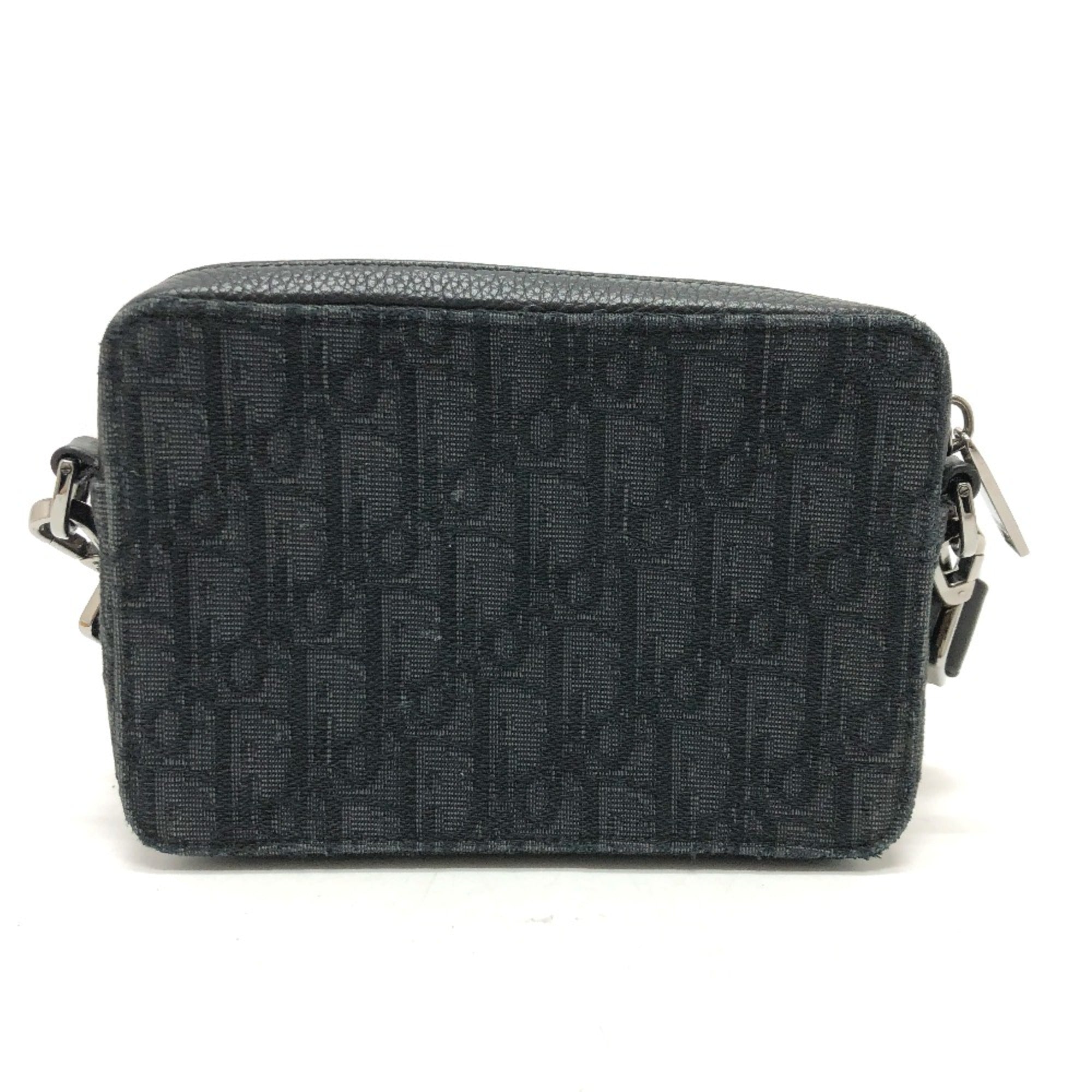 Christian Dior Navy Cloth Shoulder Bag (Pre-Owned)