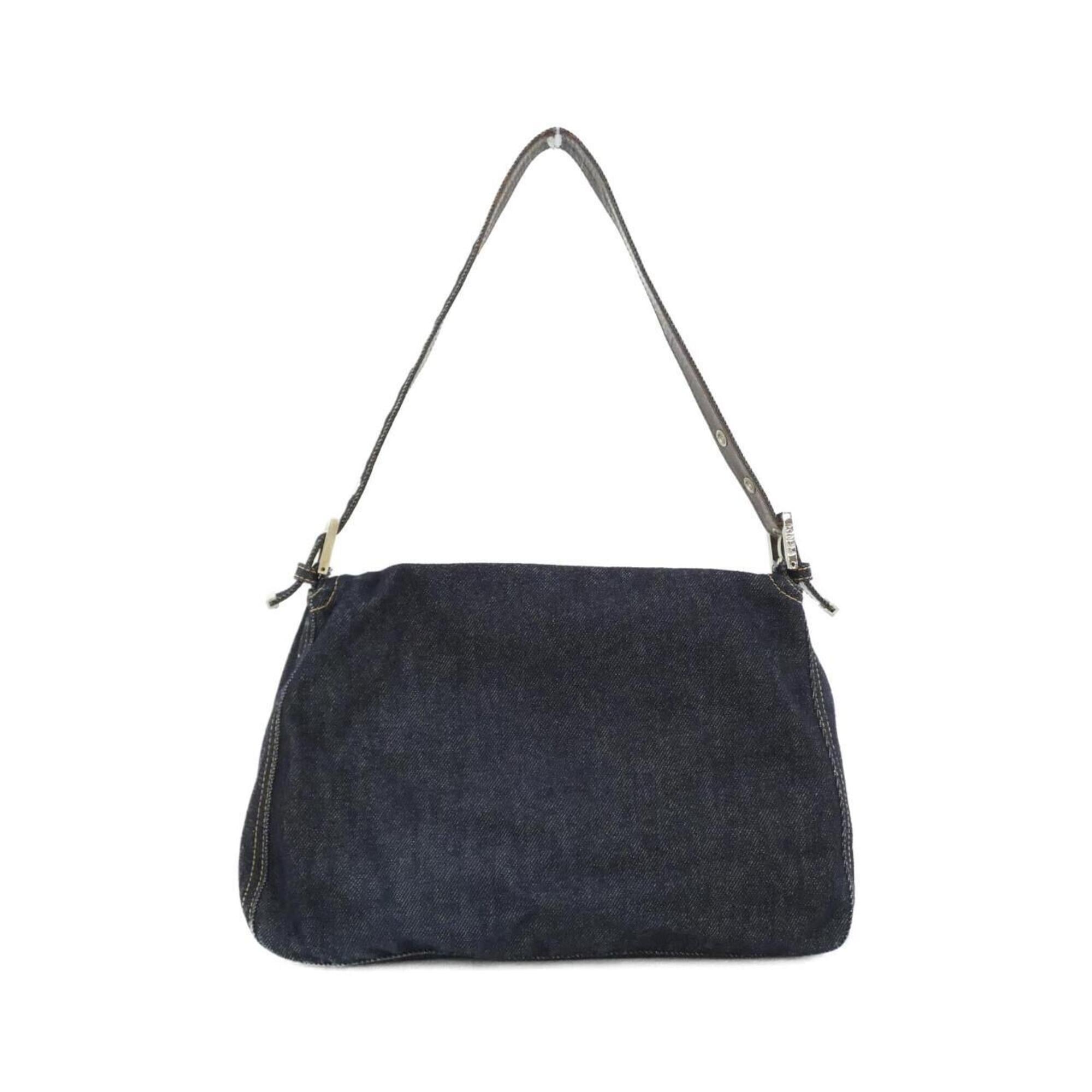 Fendi Navy Denim Shoulder Bag (Pre-Owned)