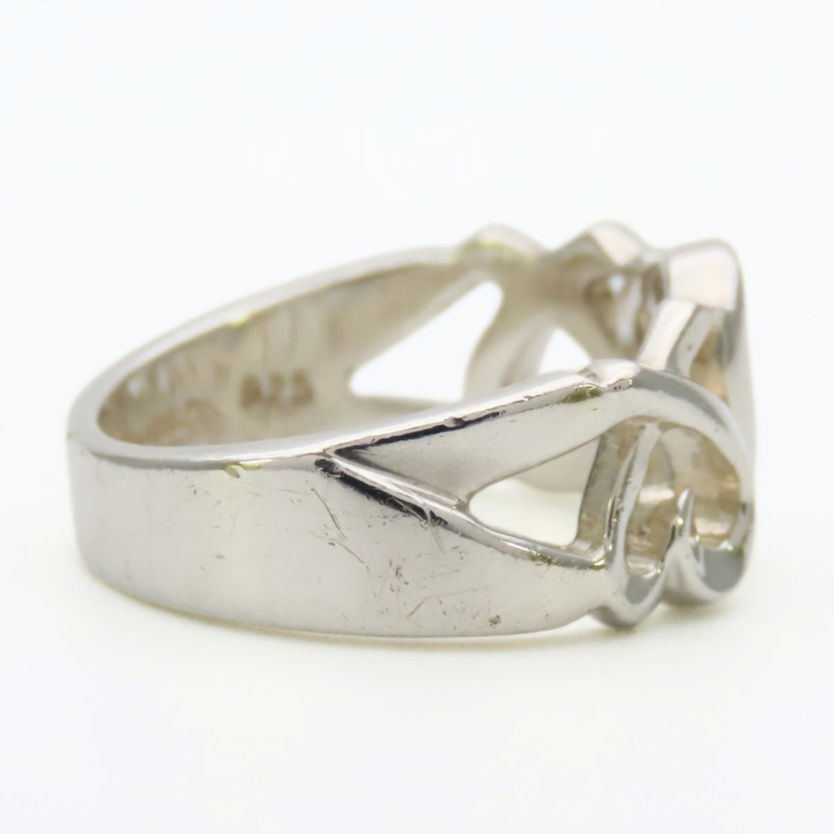 Tiffany Silver Silver 925 Band Ring (Pre-Owned)