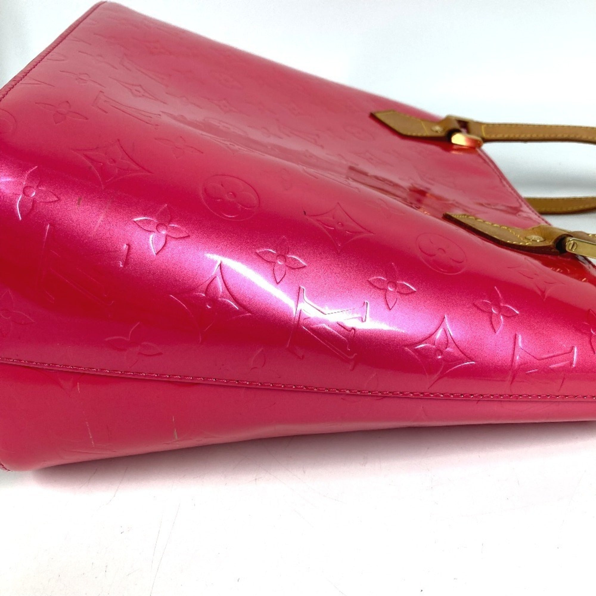 Louis Vuitton Fuchsia Pink Galle Pink Monogram Vernis Handbag Shoulder Bag Tote Bag (Pre-Owned)