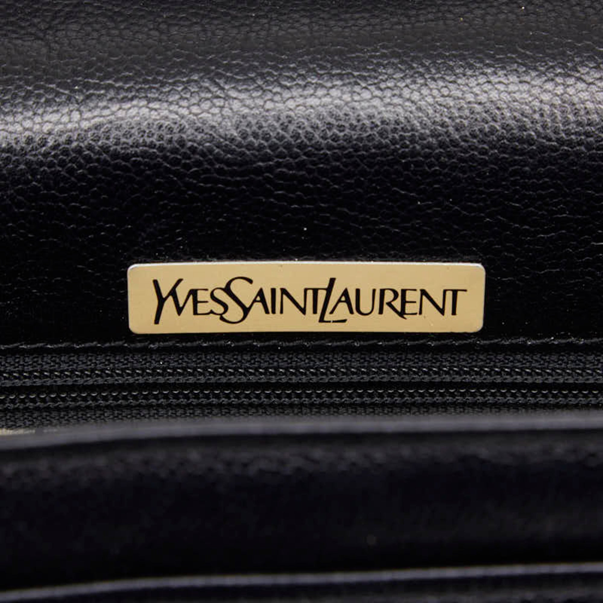Saint Laurent Black Leather Shoulder Bag (Pre-Owned)