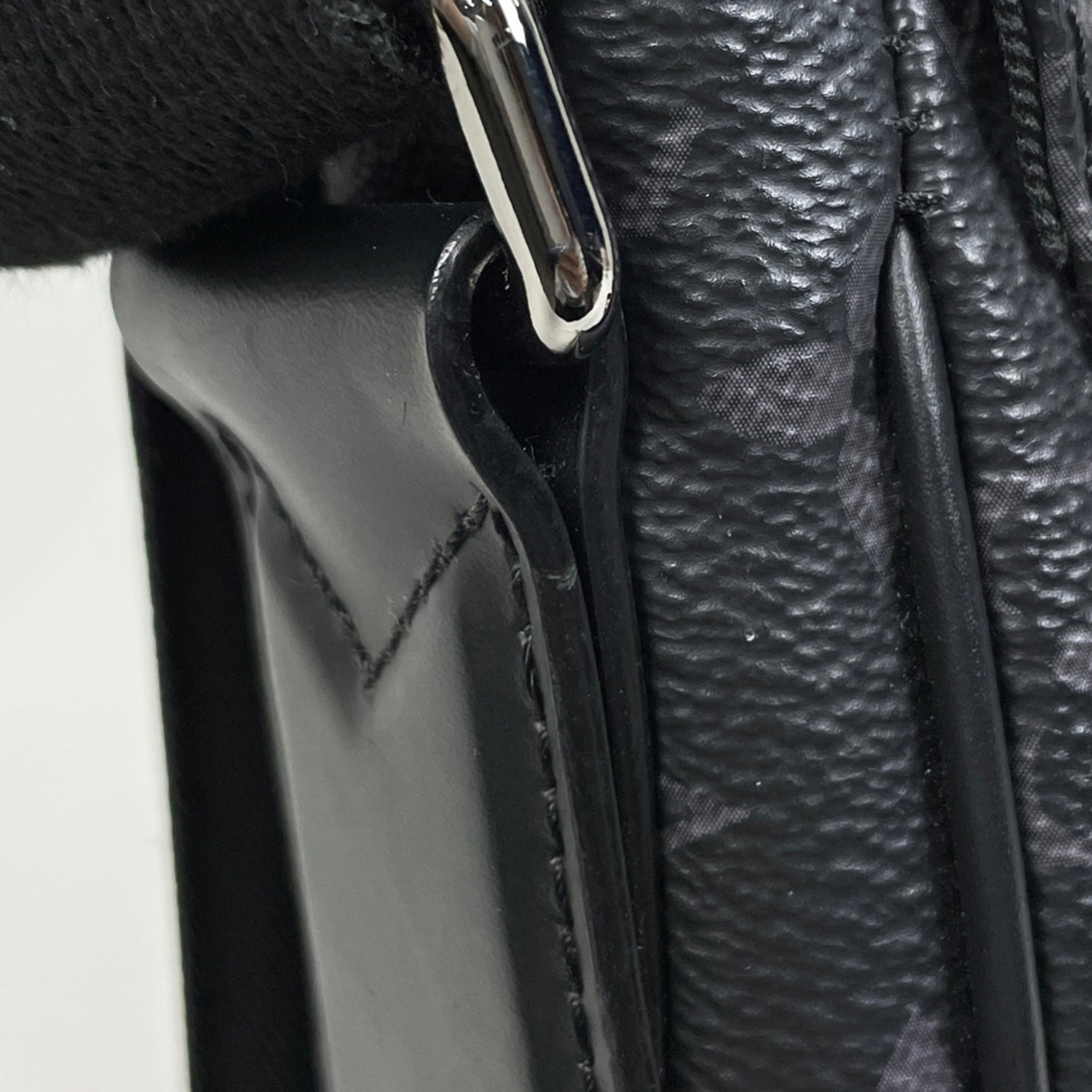 Louis Vuitton Black Noir Monogram Eclipse Shoulder Bag (Pre-Owned)