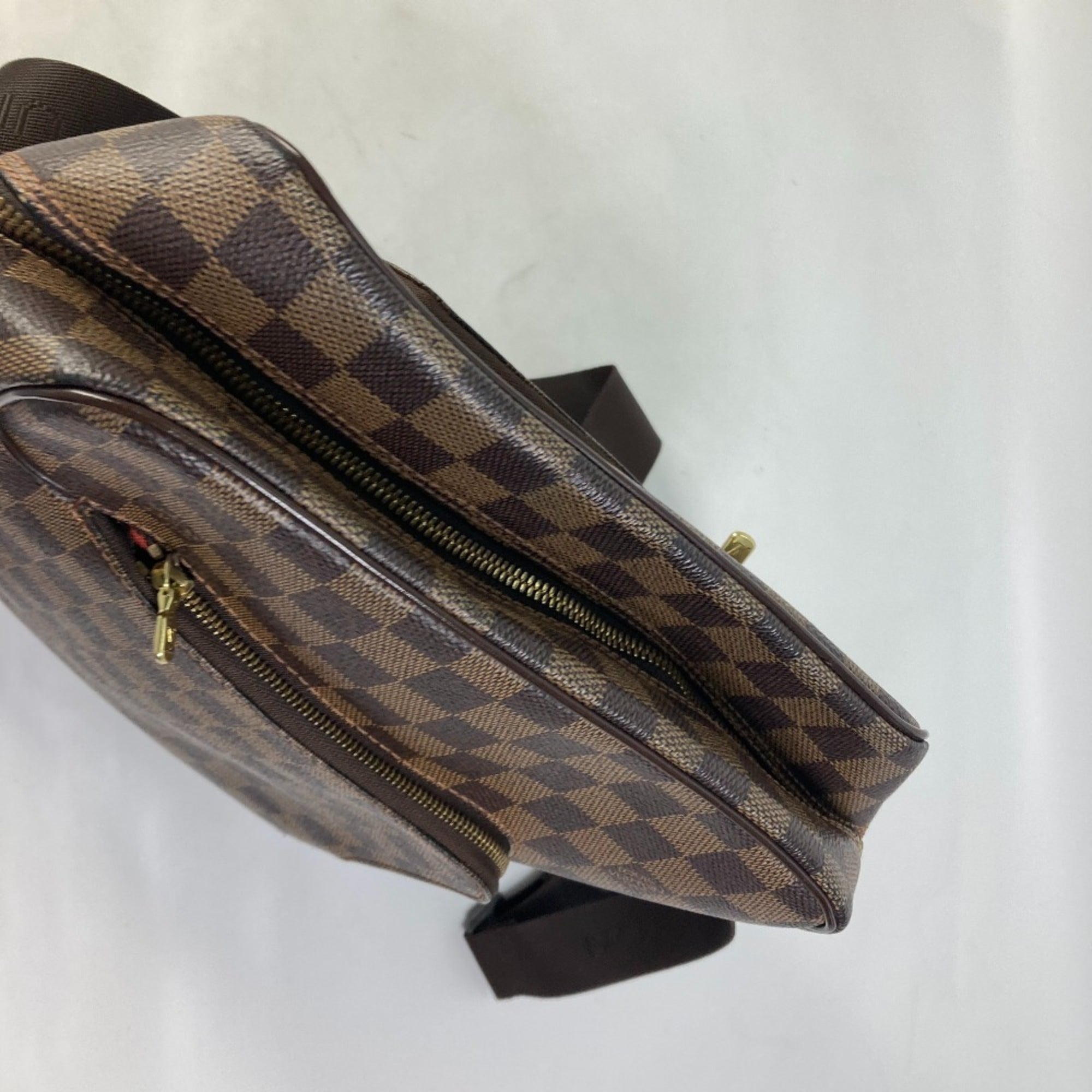 Louis Vuitton Brown Damier Canvas Ebene Damier Canvas Shoulder Bag (Pre-Owned)