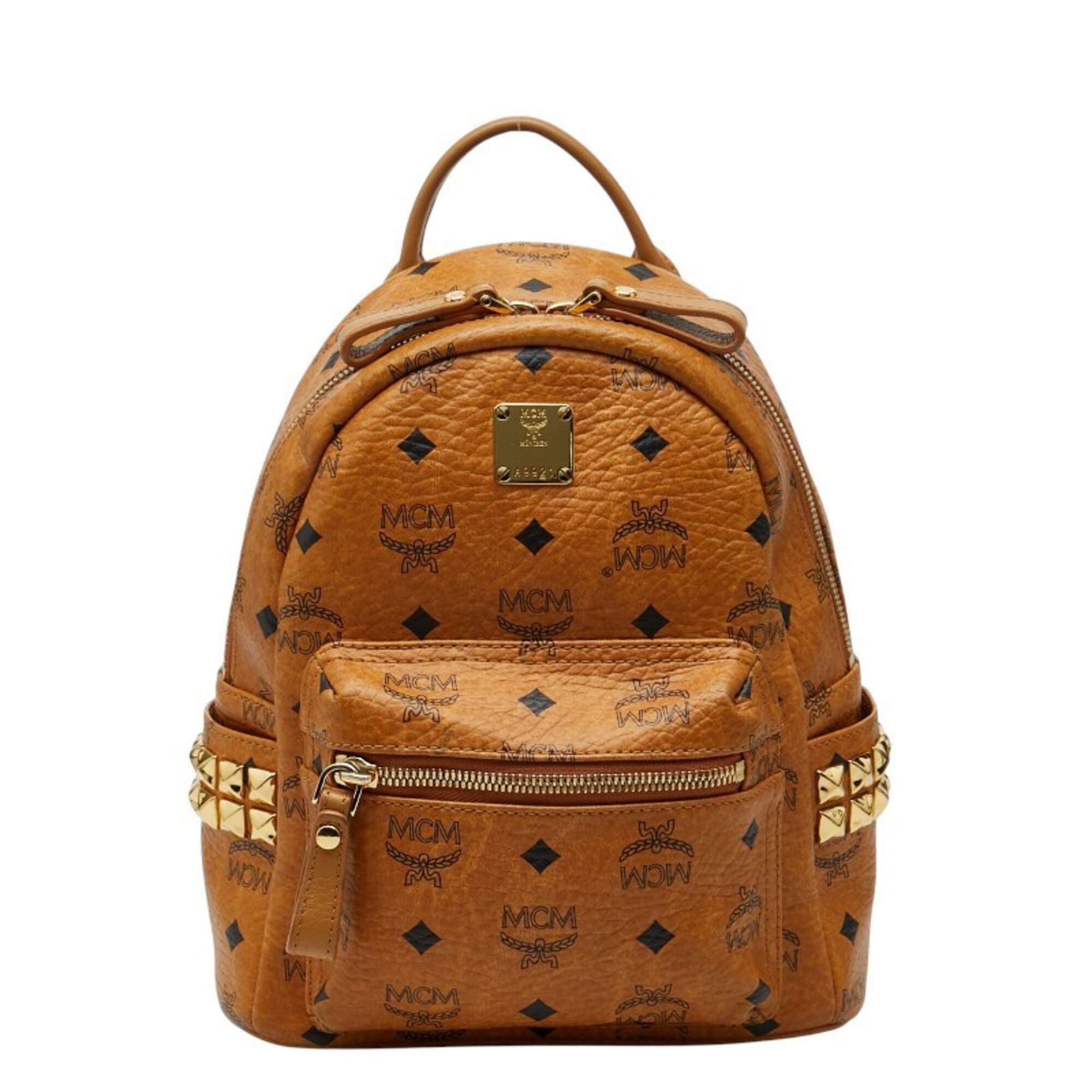 Mcm Brown Leather Backpack (Pre-Owned)