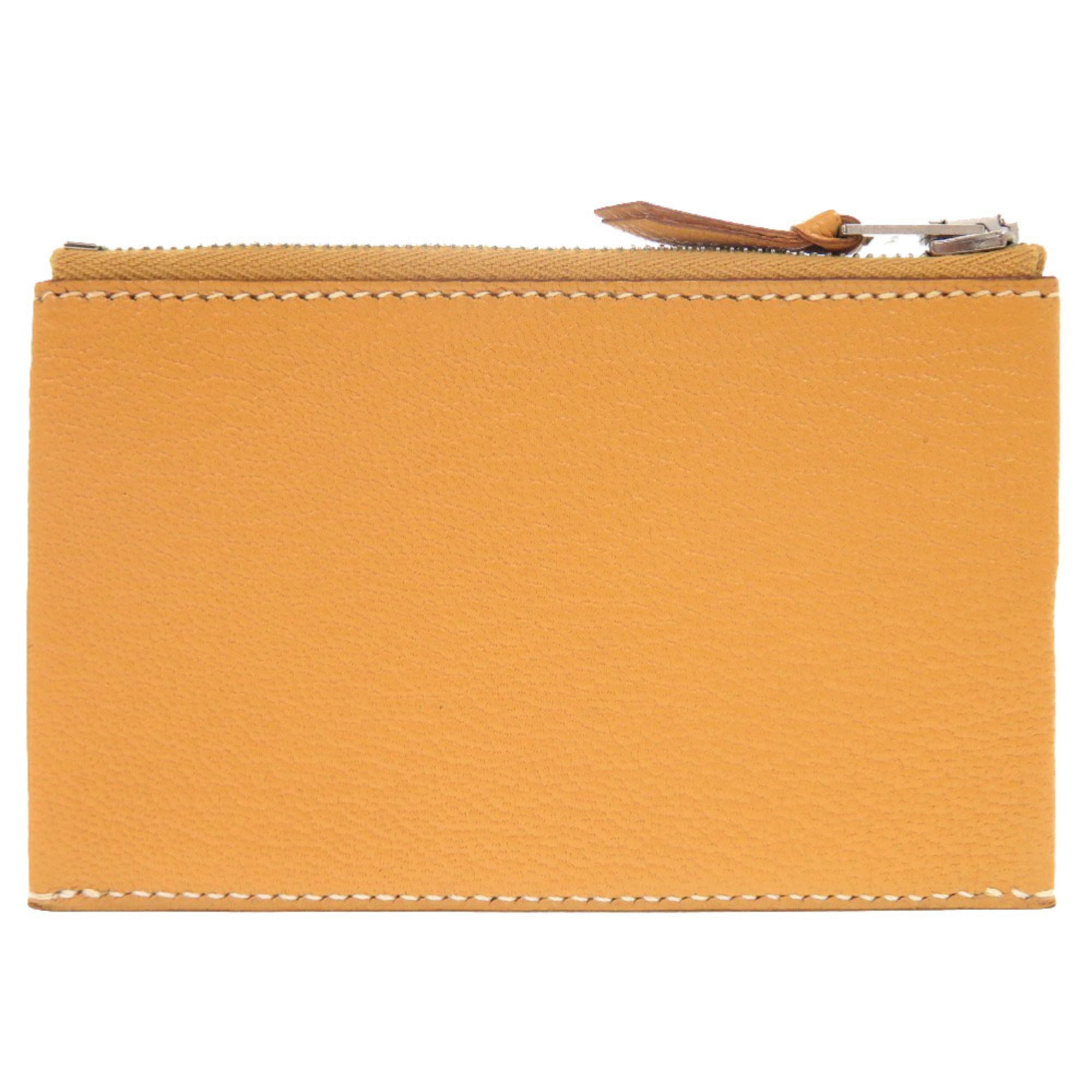 Hermes Natural Sable Chevre Leather Coin Purse/Coin Case (Pre-Owned)