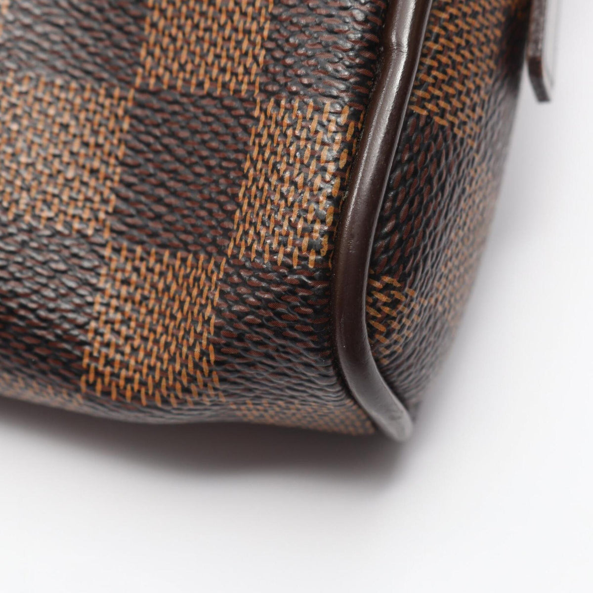 Louis Vuitton Brown Coated Canvas Leather Fanny Pack (Pre-Owned)