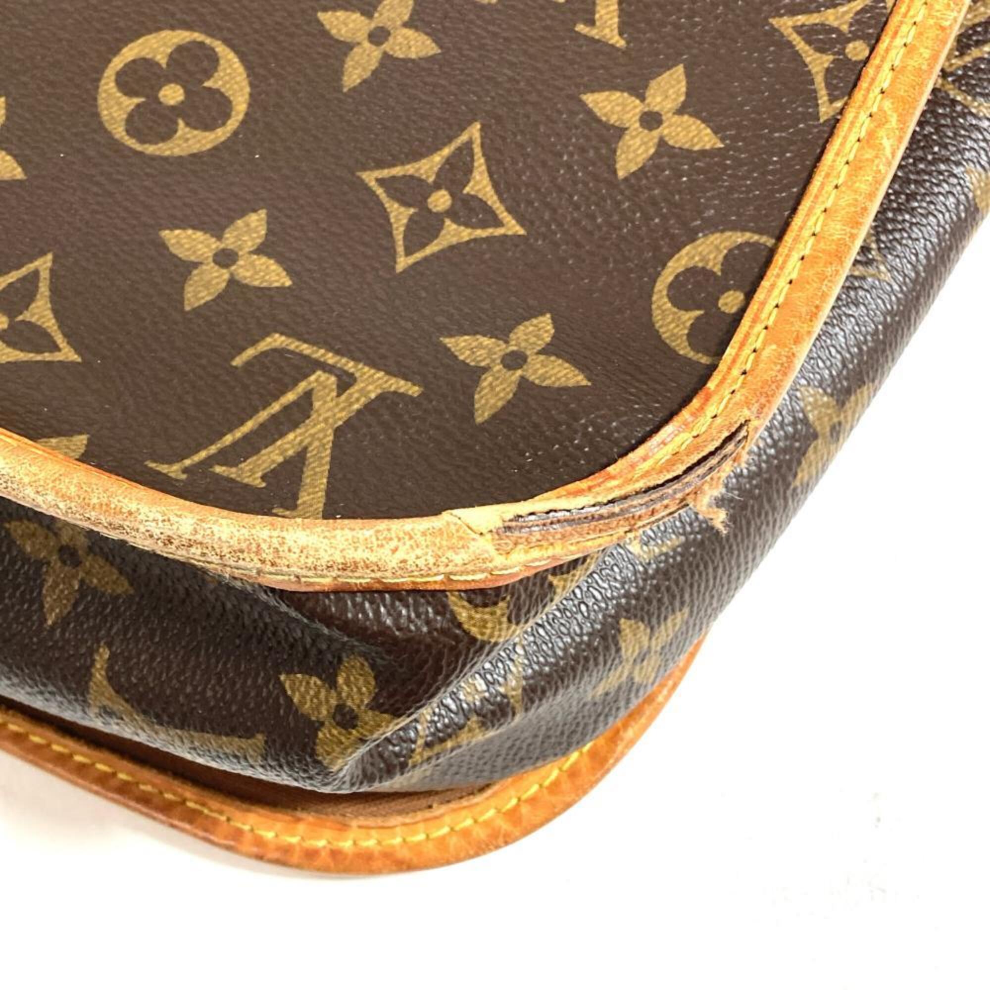 Louis Vuitton Brown Monogram Canvas Messenger Bag Shoulder Bag (Pre-Owned)