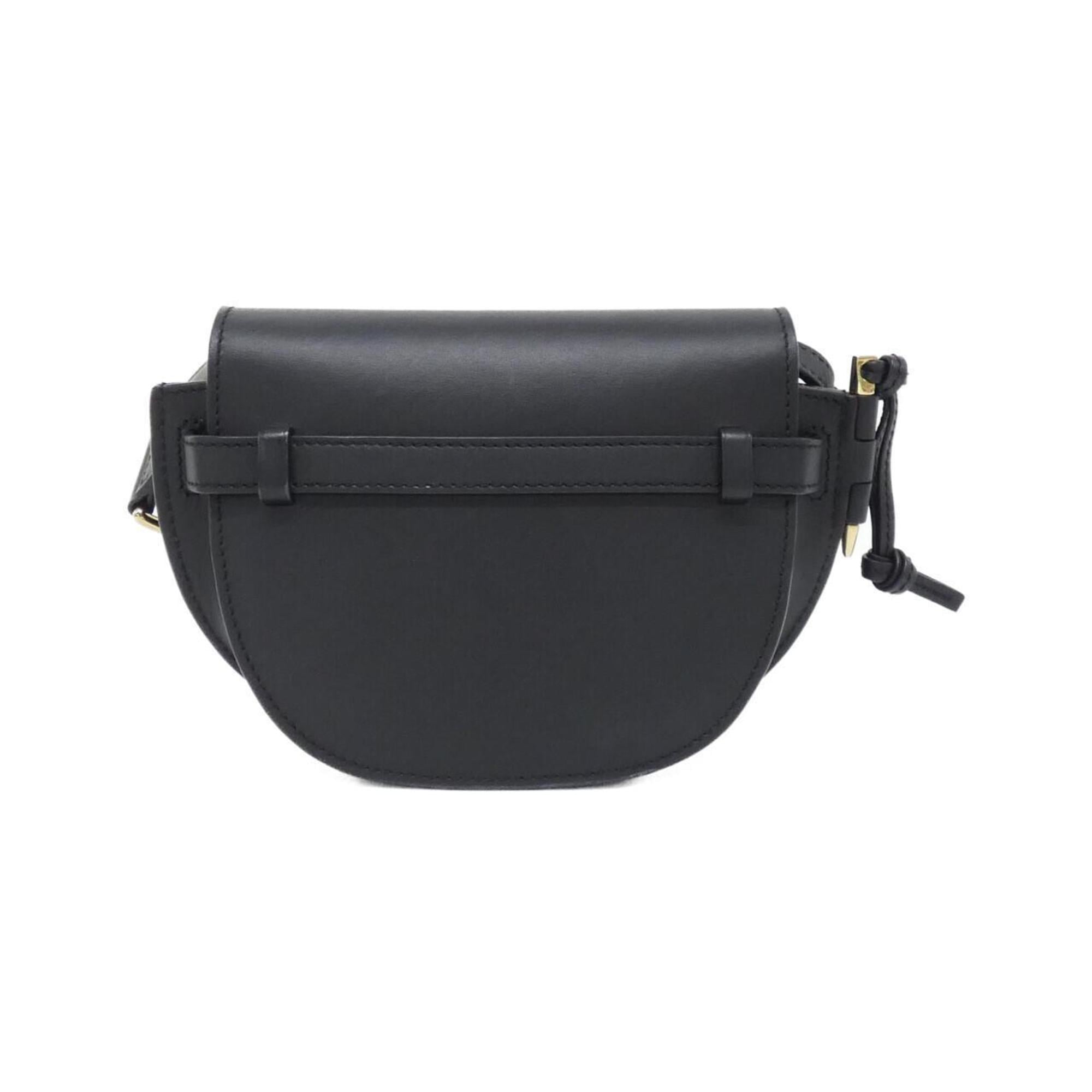 Loewe Black Leather Shoulder Bag (Pre-Owned)