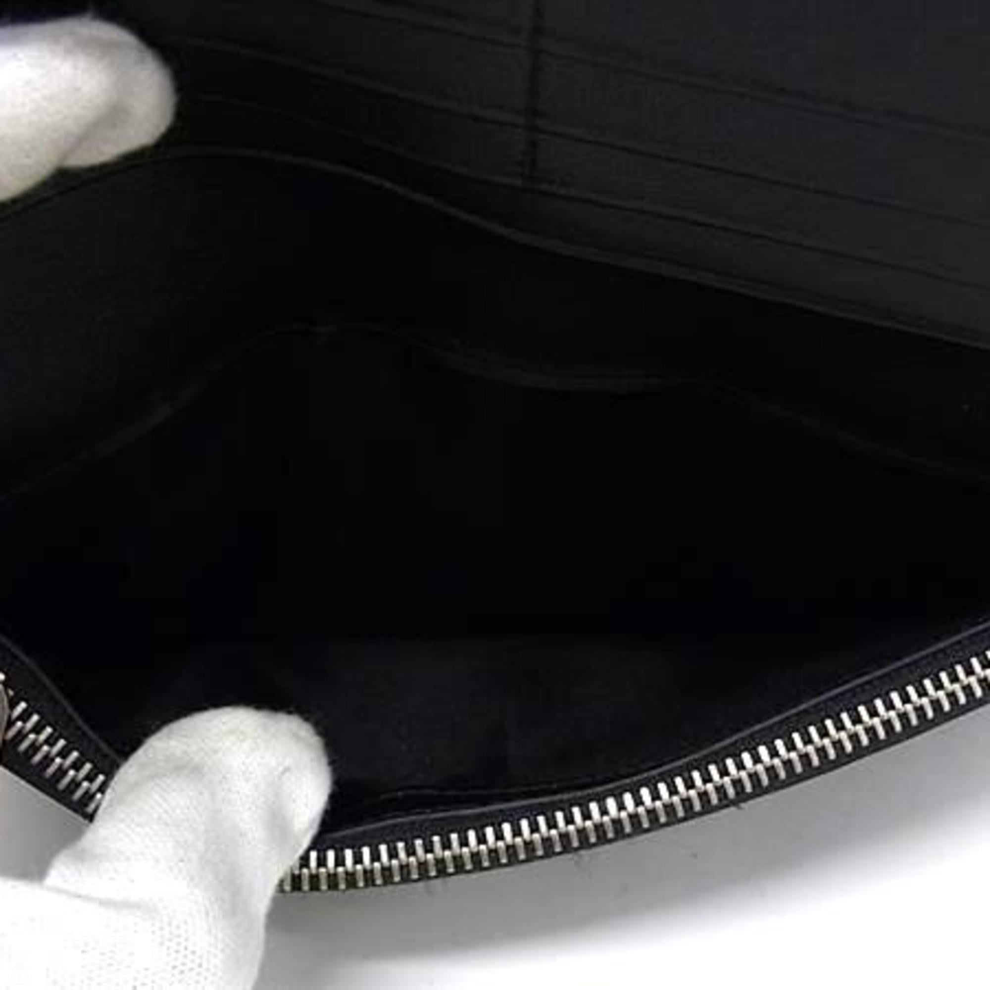 Bally Black Leather Long Wallet (Bi-Fold) (Pre-Owned)