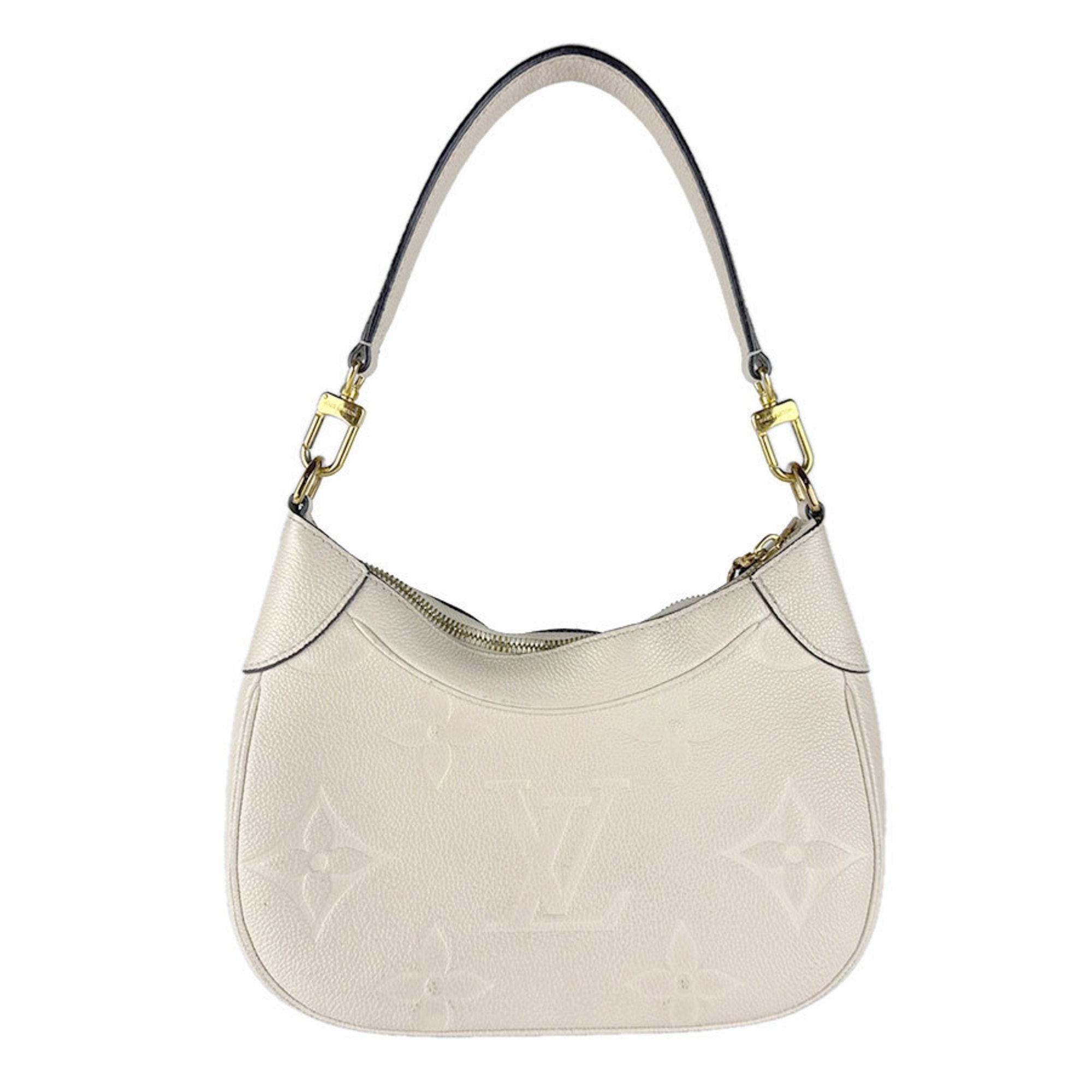 Louis Vuitton Cream Monogram Empreinte Shoulder Bag (Pre-Owned)