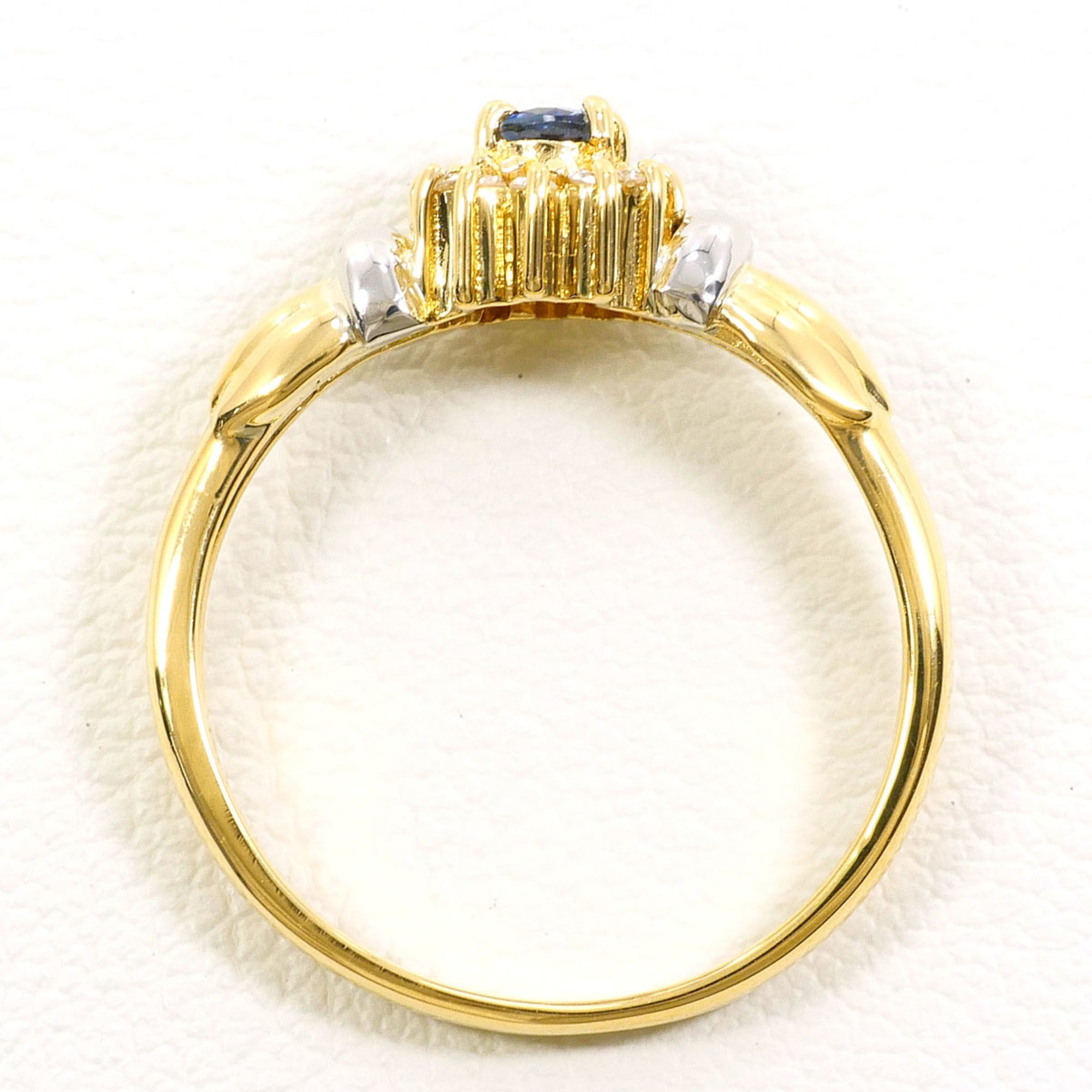Unbranded Platinum Yellow Gold Yellow Gold (18K) Platinum 900 Band Ring (Pre-Owned)