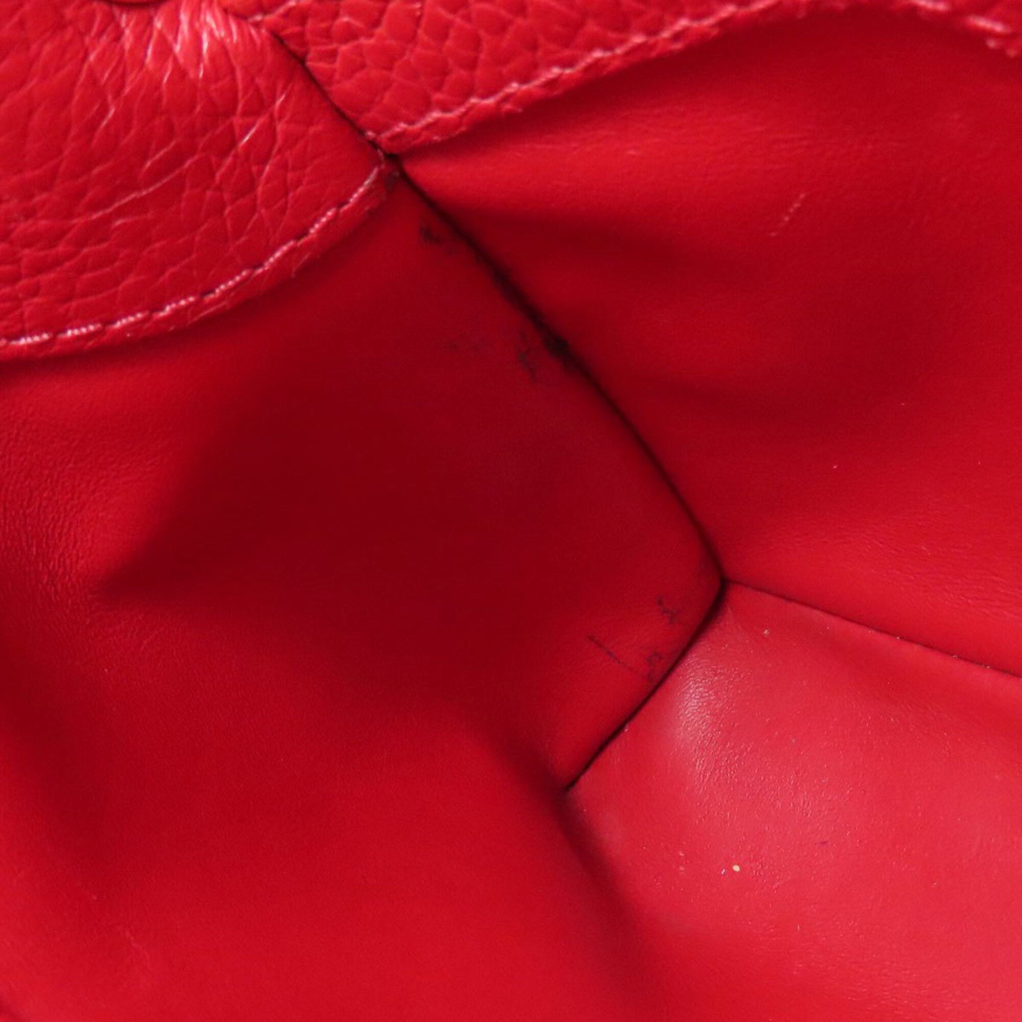 Louis Vuitton Sacrlet Leather Handbag (Pre-Owned)