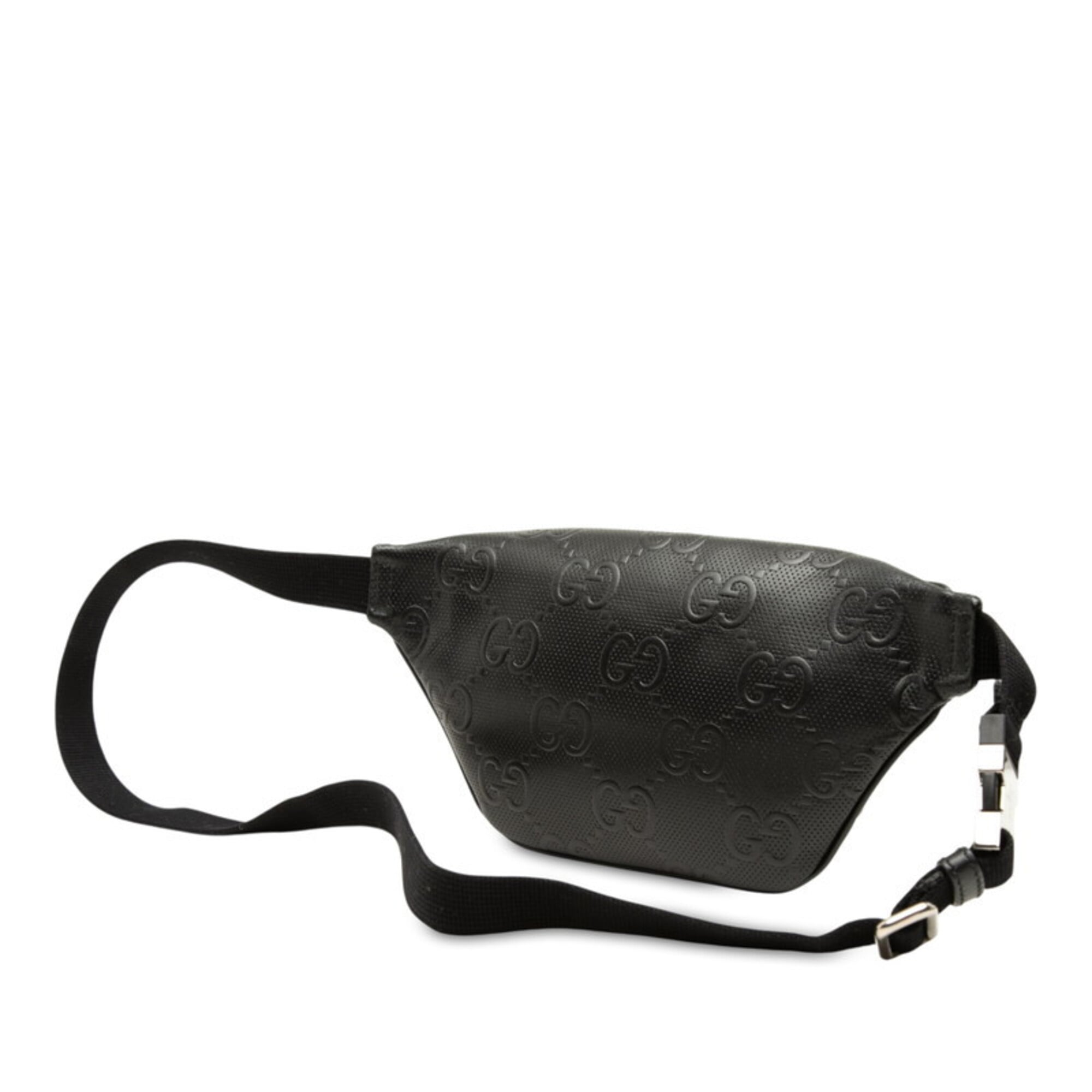 Gucci Black Leather Fanny Pack (Pre-Owned)