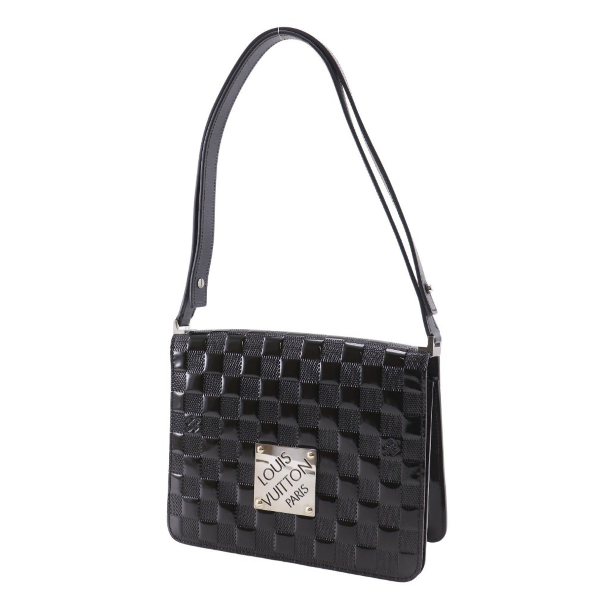 Louis Vuitton Black Noir Vernis Shoulder Bag (Pre-Owned)
