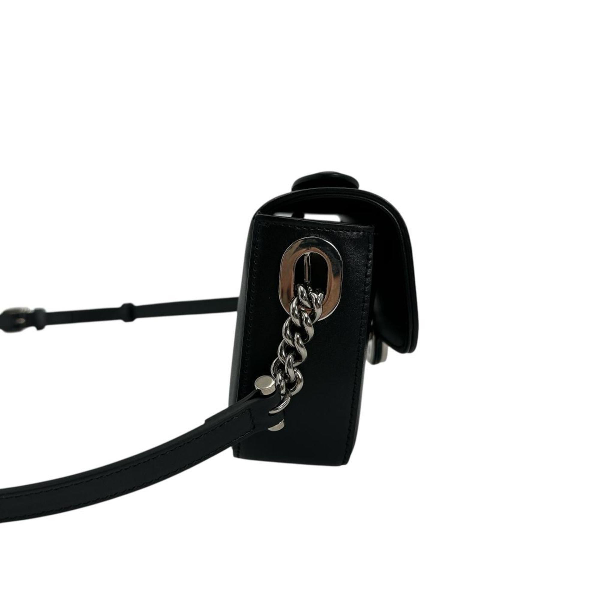 Gucci Black Leather Shoulder Bag (Pre-Owned)