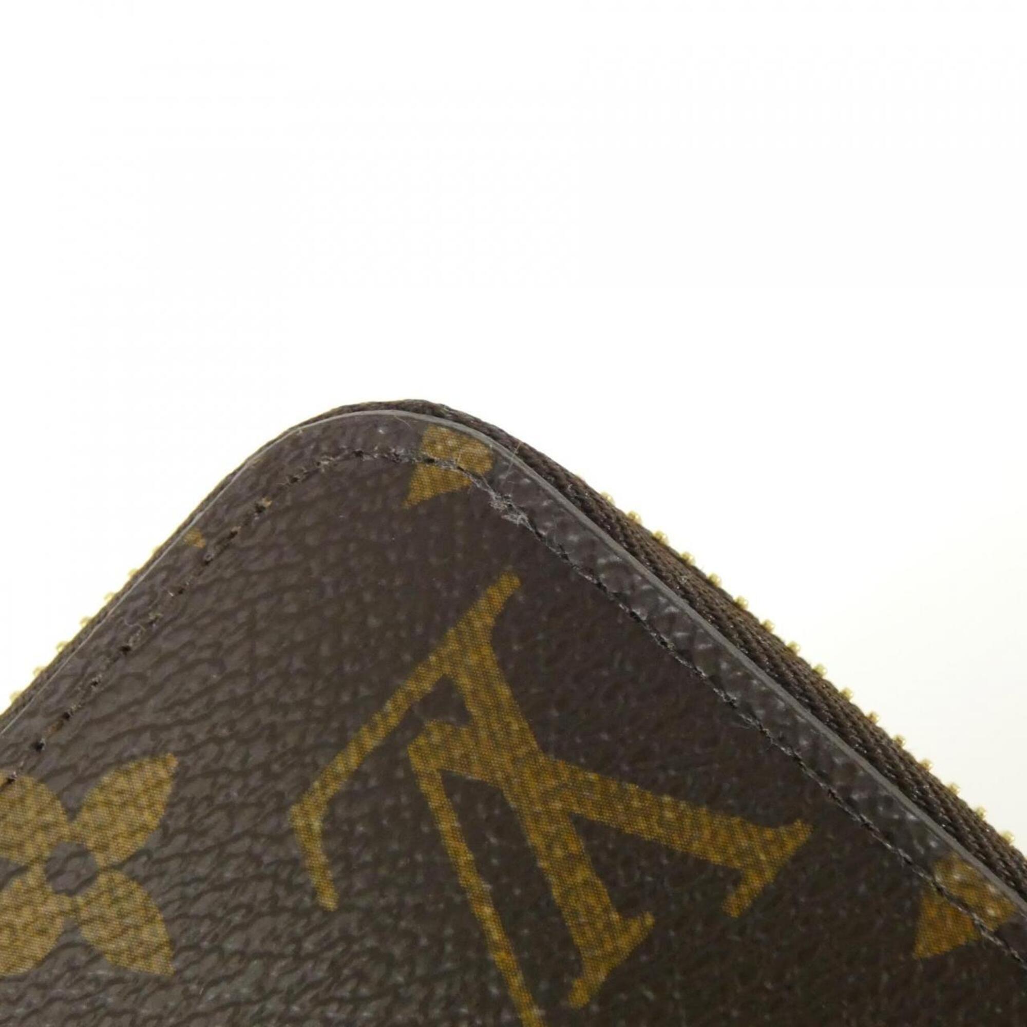 Louis Vuitton Monogram Marron Rose Ballerine Coated Canvas Long Wallet (Bi-Fold) (Pre-Owned)