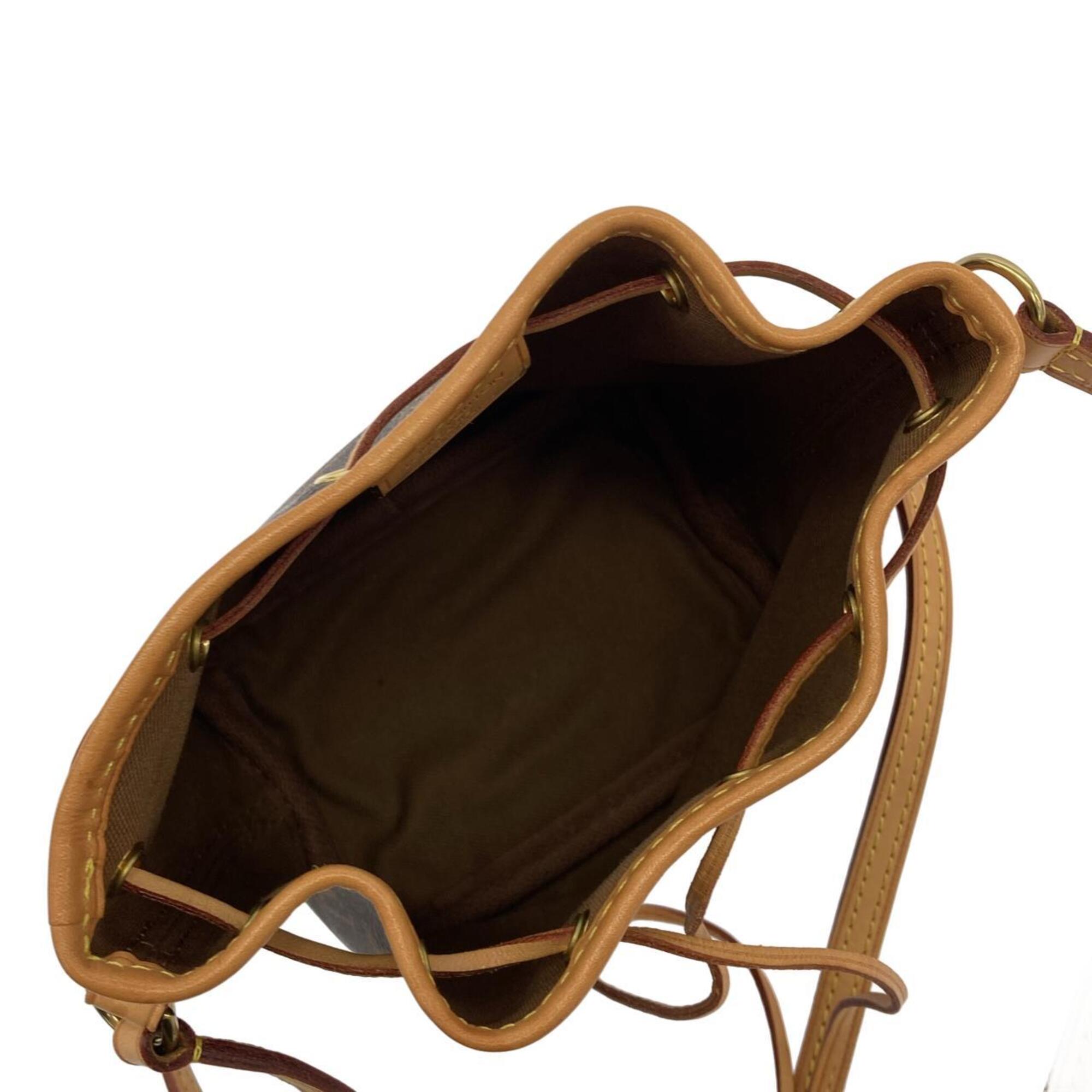 Louis Vuitton Marron Coated Canvas Shoulder Bag (Pre-Owned)