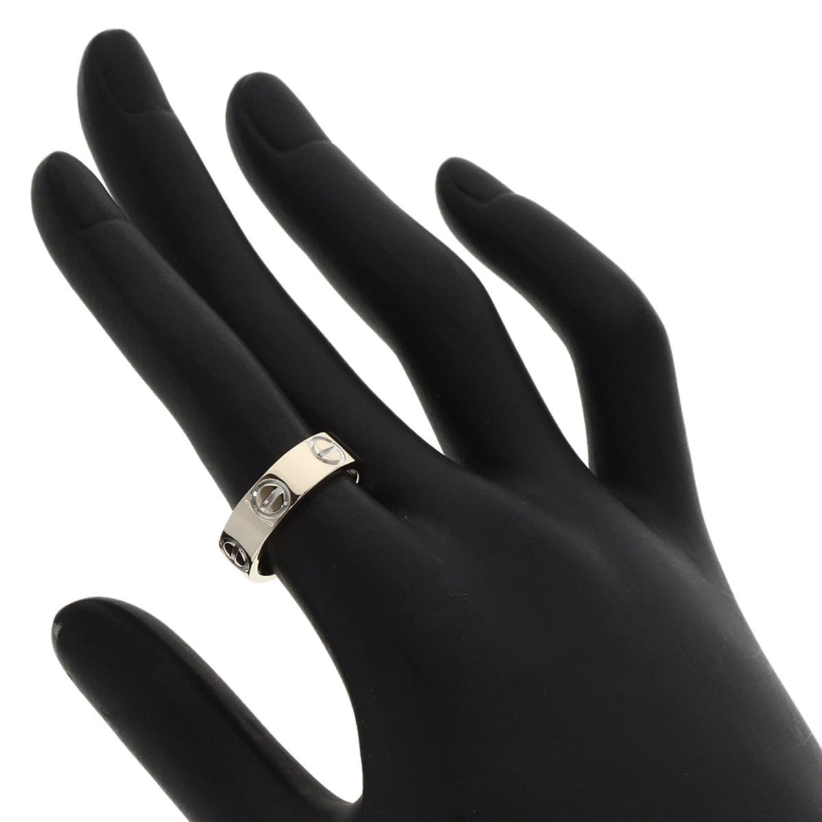 Cartier White Gold White Gold (18K) Band Ring (Pre-Owned)