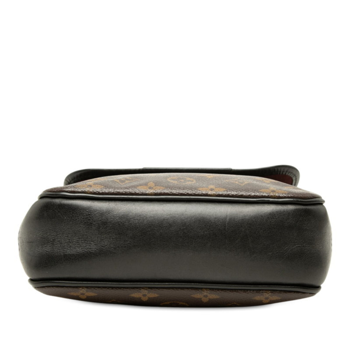Louis Vuitton Black Brown Pvc Leather Shoulder Bag (Pre-Owned)