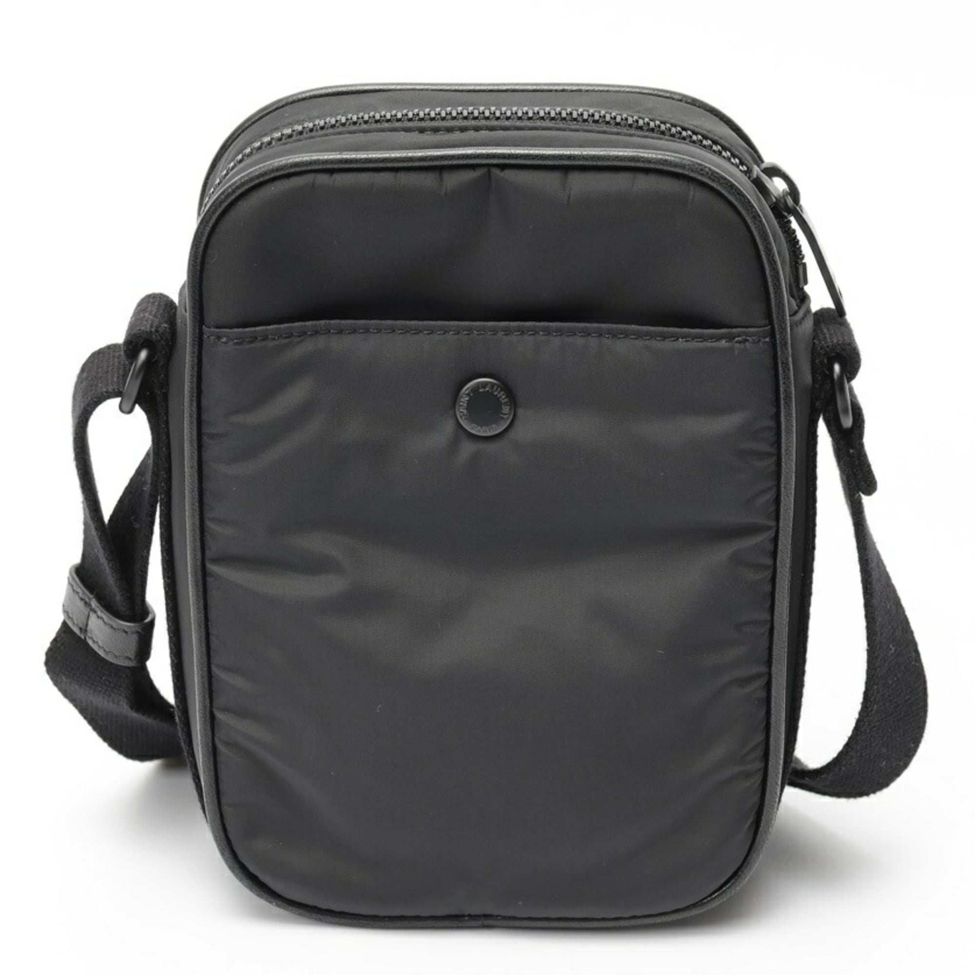 Saint Laurent Black Leather Shoulder Bag (Pre-Owned)