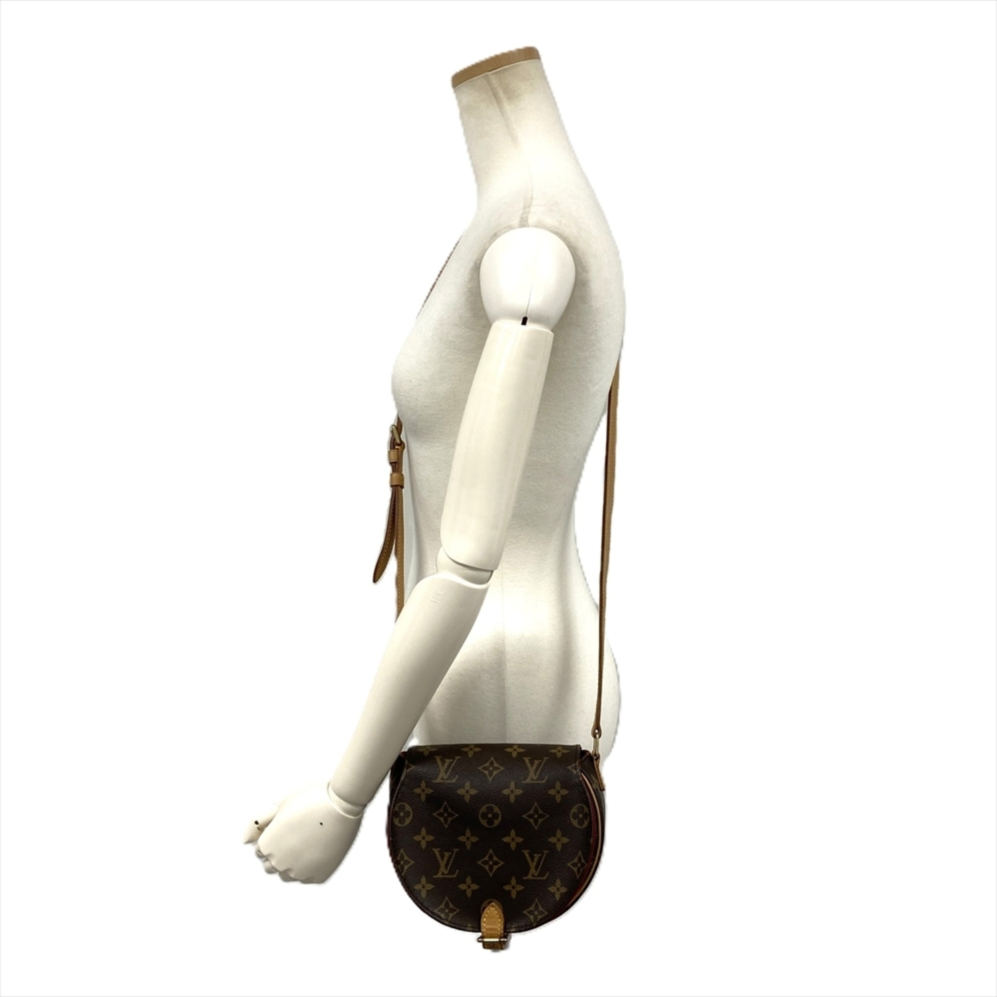 Louis Vuitton Brown Monogram Canvas Shoulder Bag (Pre-Owned)
